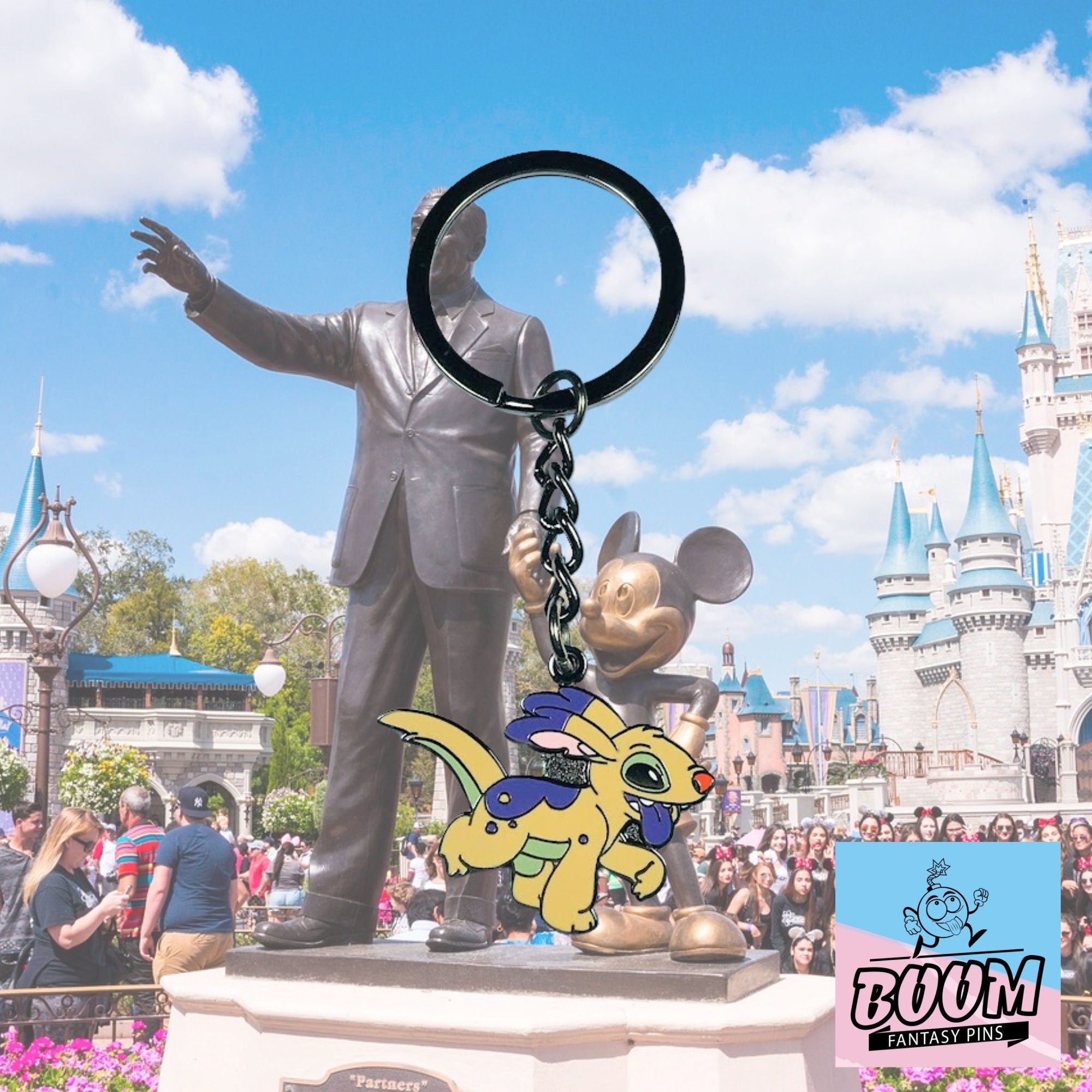 Porte-clés – Expérience 090 Fethchit de Lilo &amp; Stitch – Disney Fantasy