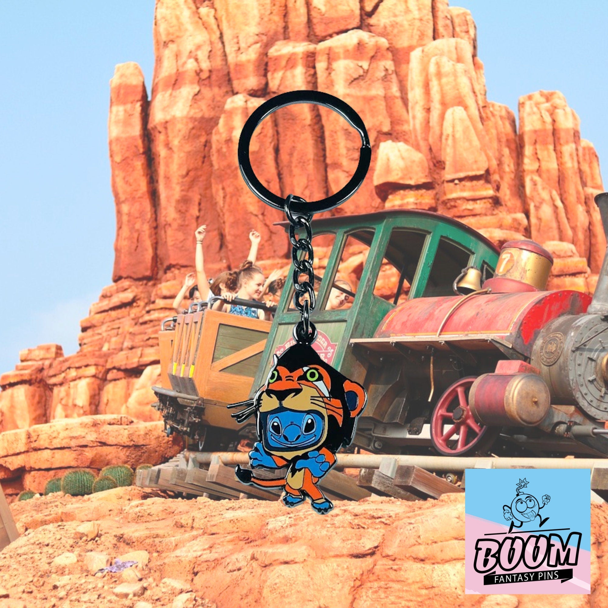 Keychain – Experiment 626 Stitch as Scar from Lilo & Stitch – Disney Fantasy