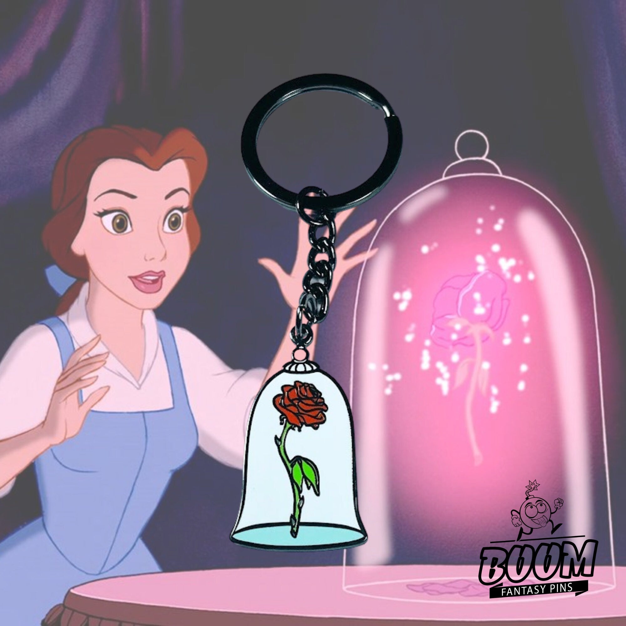 Llavero – Bella de La Bella y la Bestia – Disney Fantasy