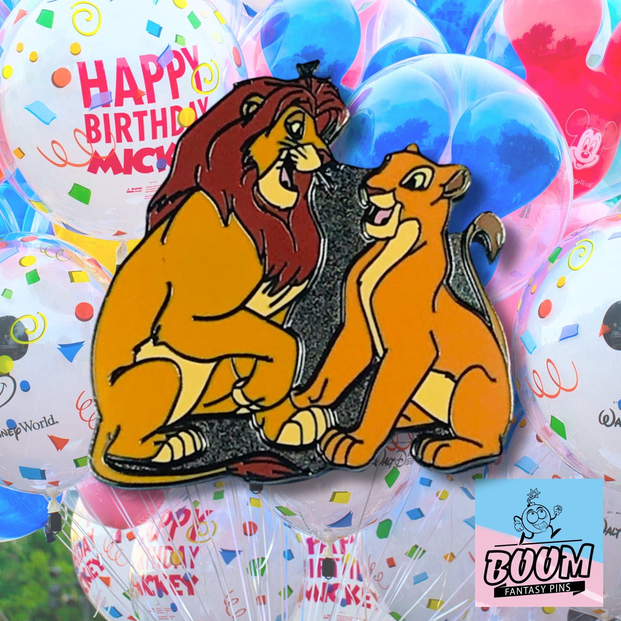 Pin – Simba y Nala de El Rey León – Disney Fantasy