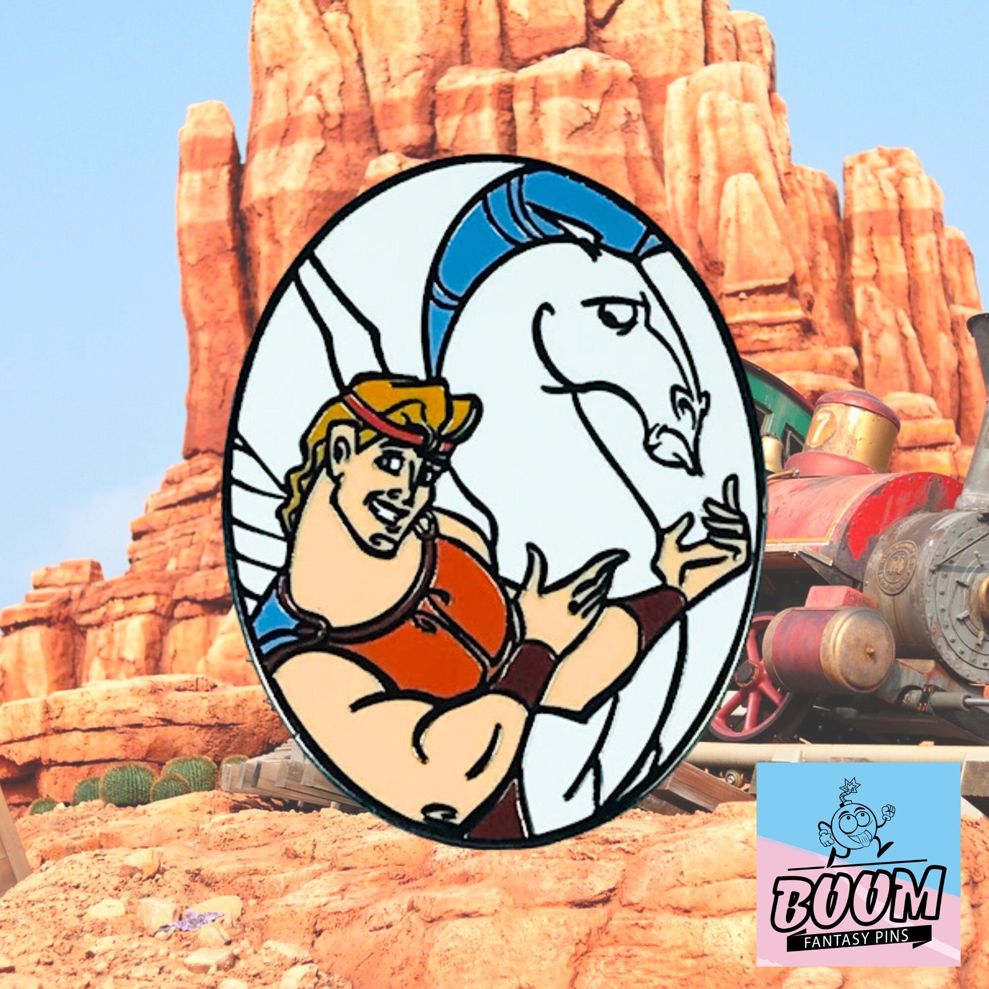Pin – Hercules and Pegasus from Hercules – Disney Fantasy