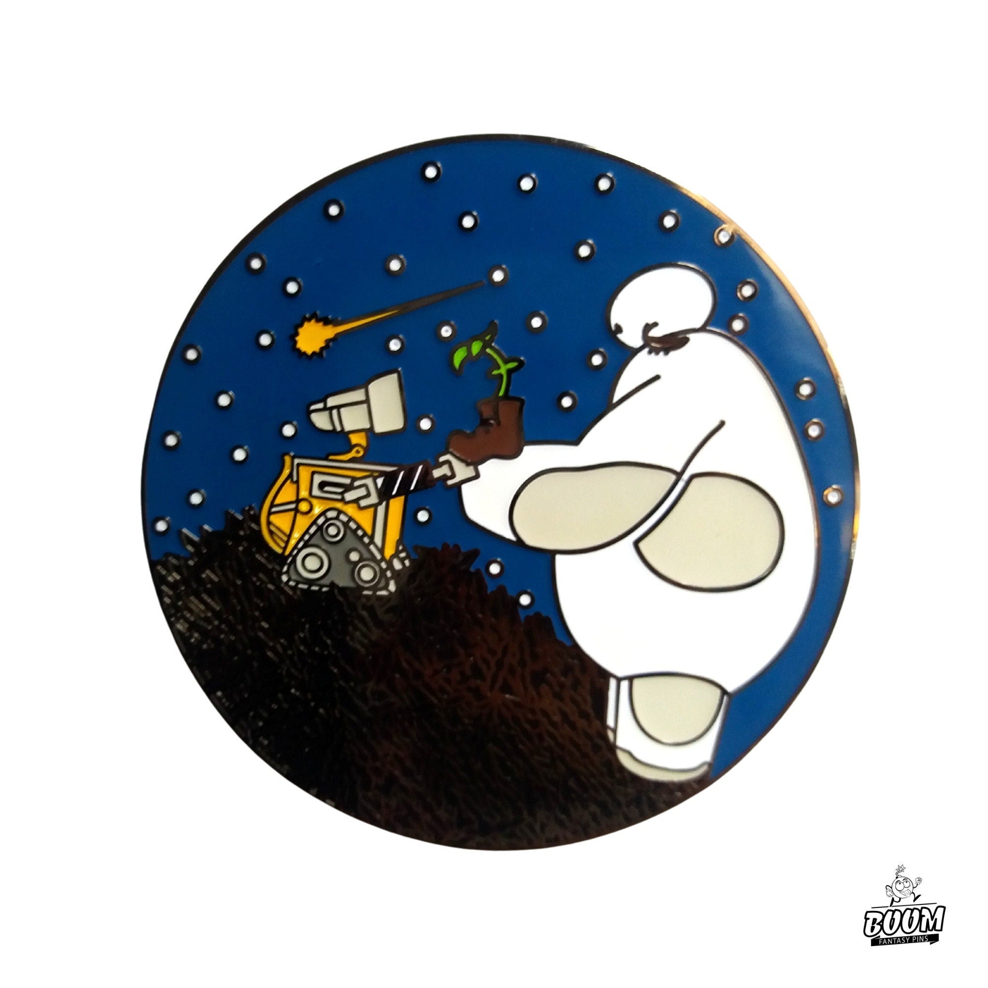 Pin's – Baymax de Big Hero 6 et Wall-E de Wall-E – Disney Fantasy