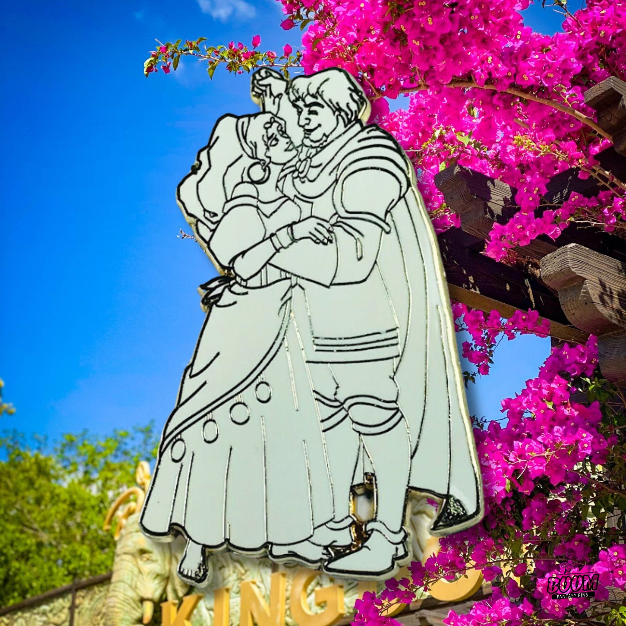 Pin's – Esmeralda et le capitaine Phoebus du Bossu de Notre-Dame – Disney Fantasy