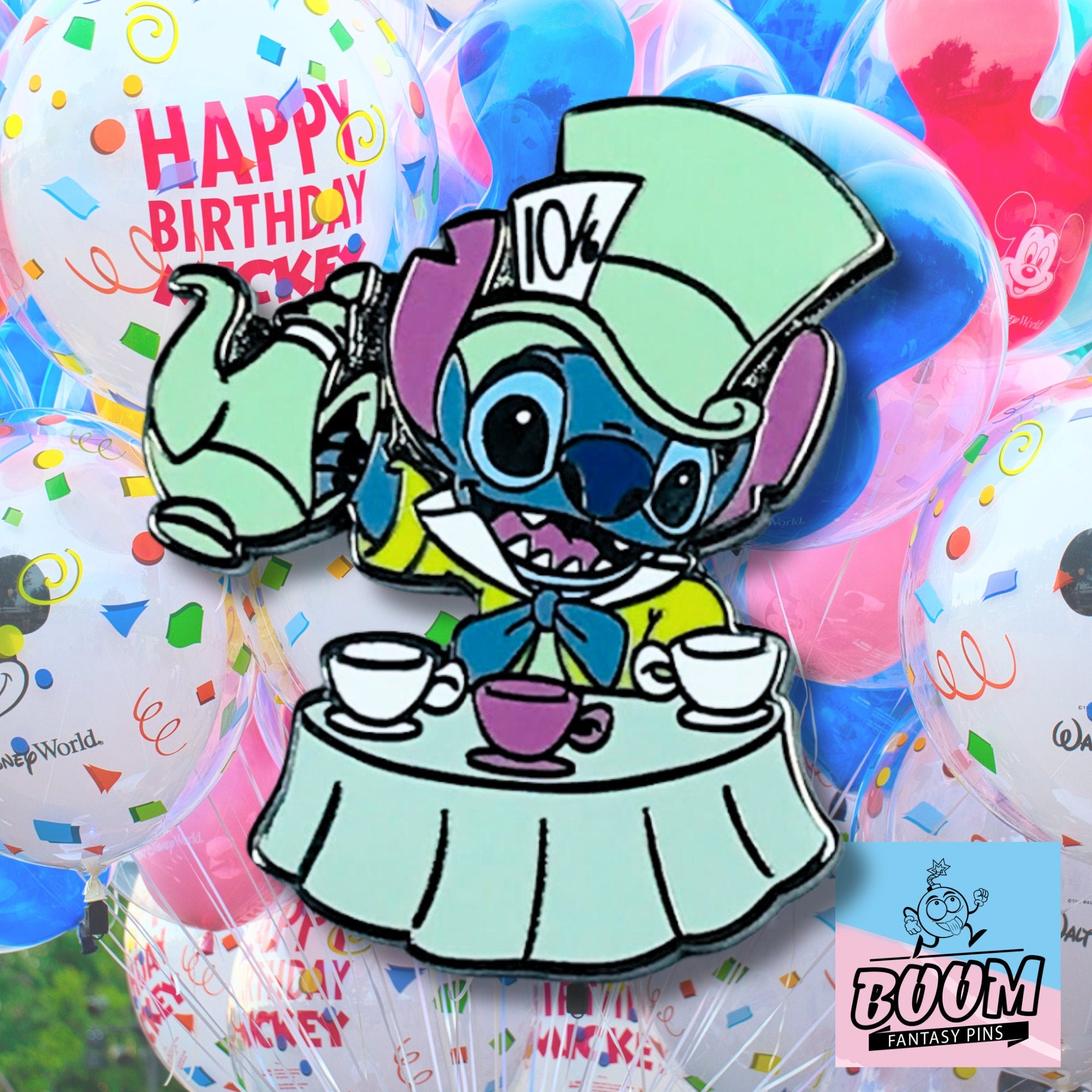 Pin – Stitch como el Sombrerero Loco de Lilo y Stitch – Disney Fantasy