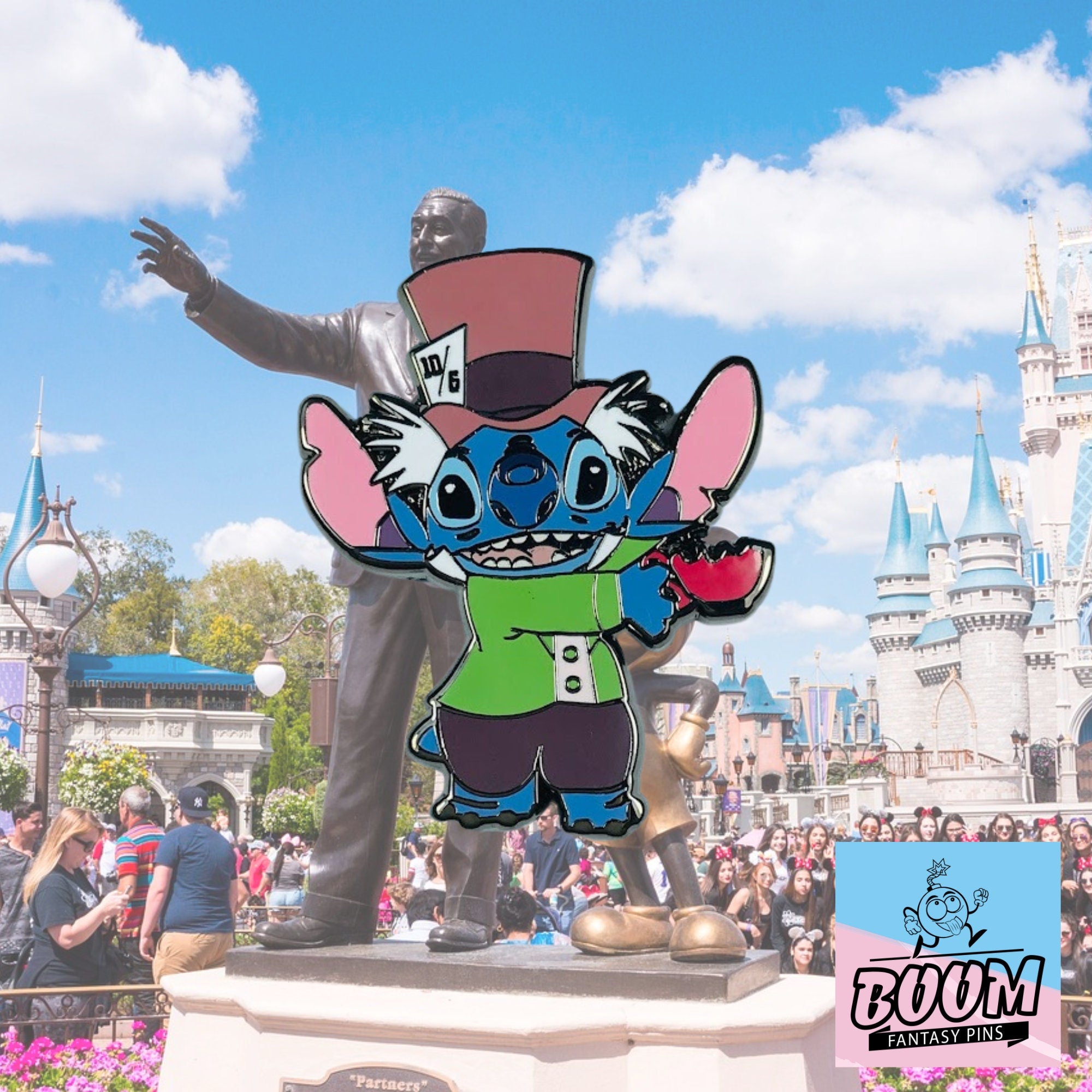 Pin – Stitch como el Sombrerero Loco de Lilo y Stitch – Disney Fantasy