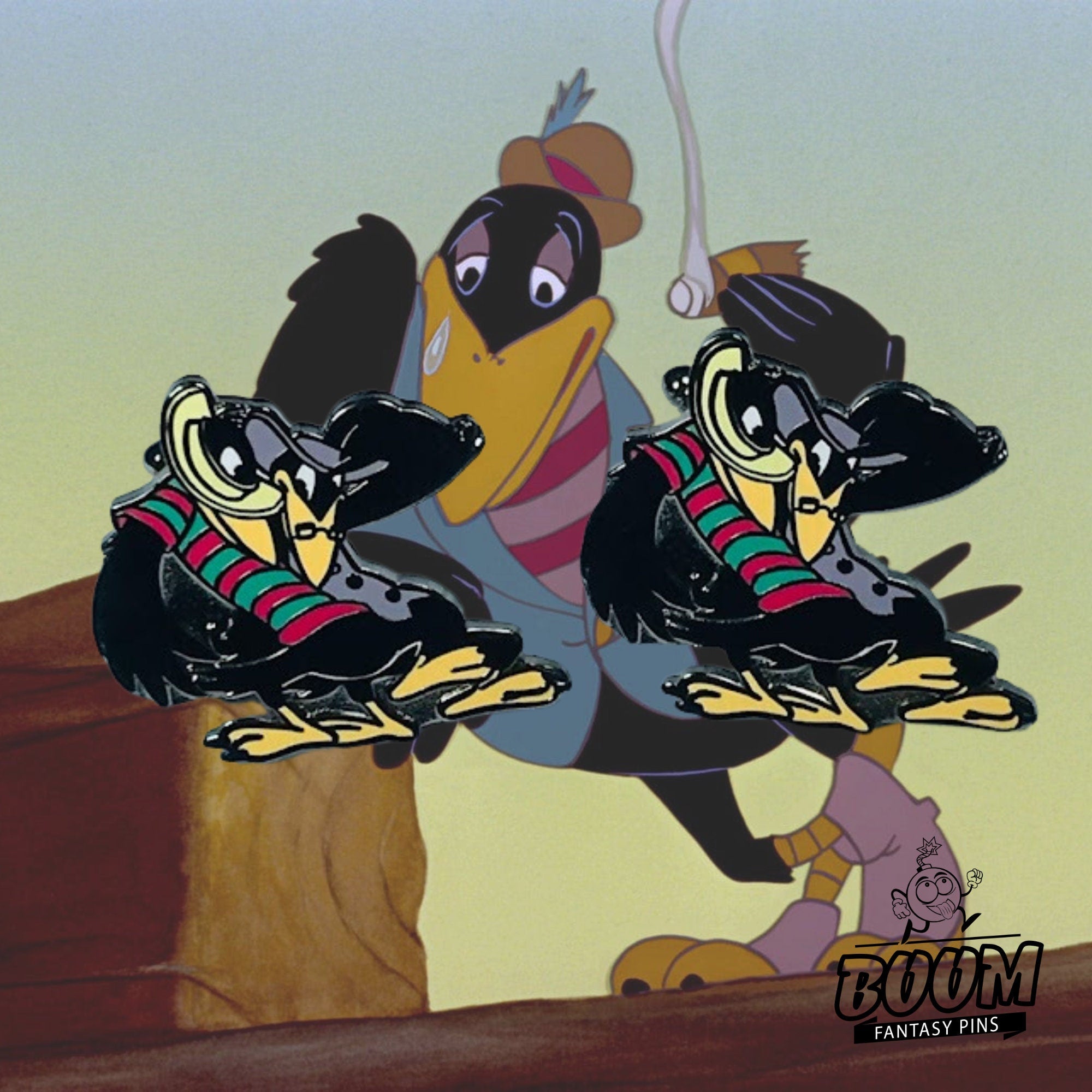 Boutons de manchette – Raven Jim de Dumbo – Disney Fantasy