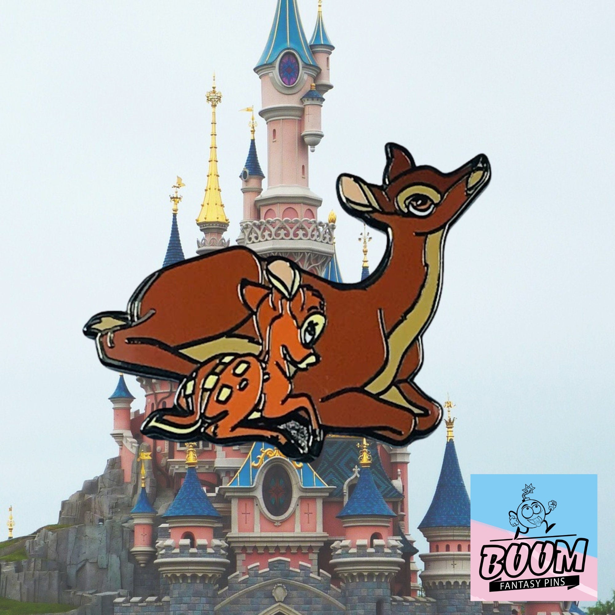 Épingle – La mère de Bambi et Bambi du film Bambi – Disney Fantasy