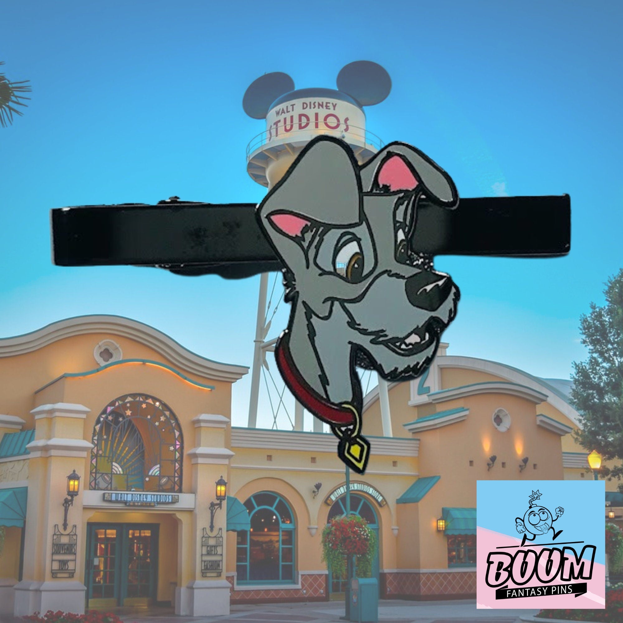 Tie Clip – Tramp from Lady and the Tramp – Disney Fantasy