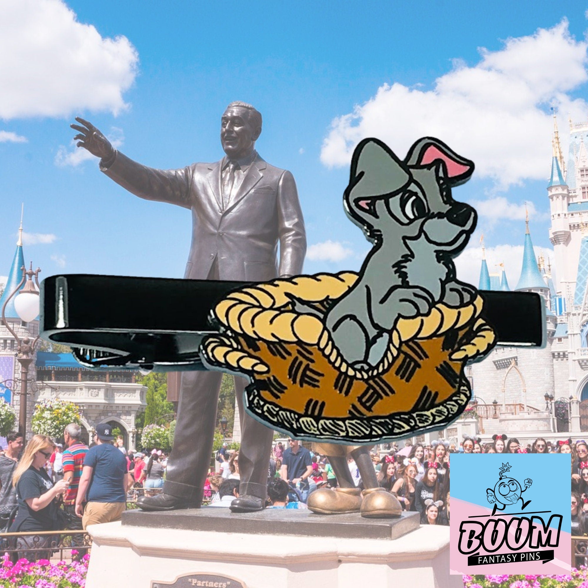 Tie Clip – Tramp from Lady and the Tramp – Disney Fantasy