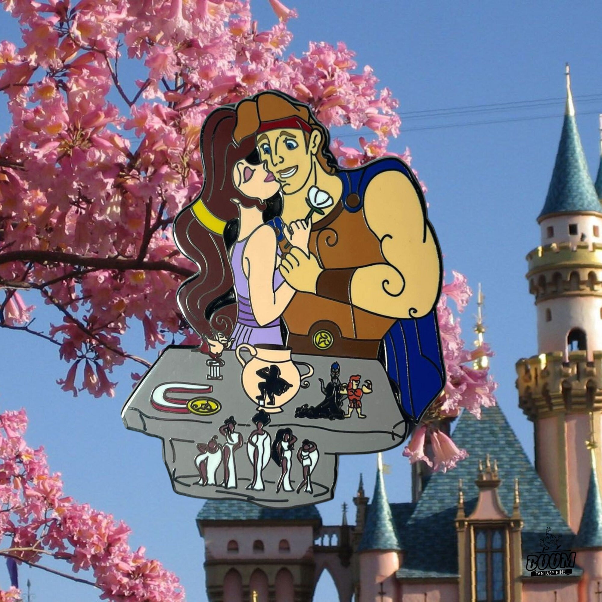 Pin's – Hercule et Mégara du film Hercule – Disney Fantasy