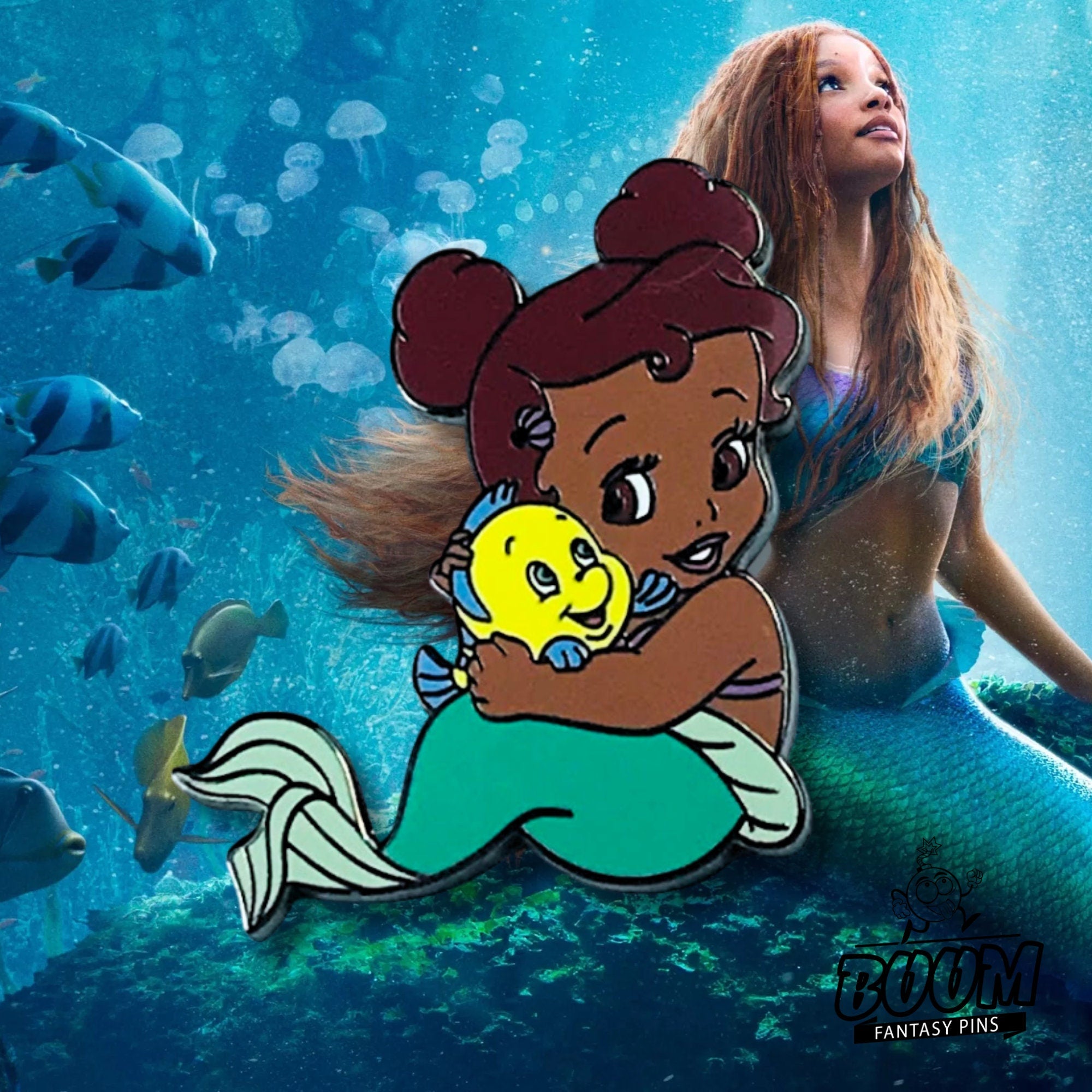 Pin's – Ariel enfant de La Petite Sirène – Disney Fantasy