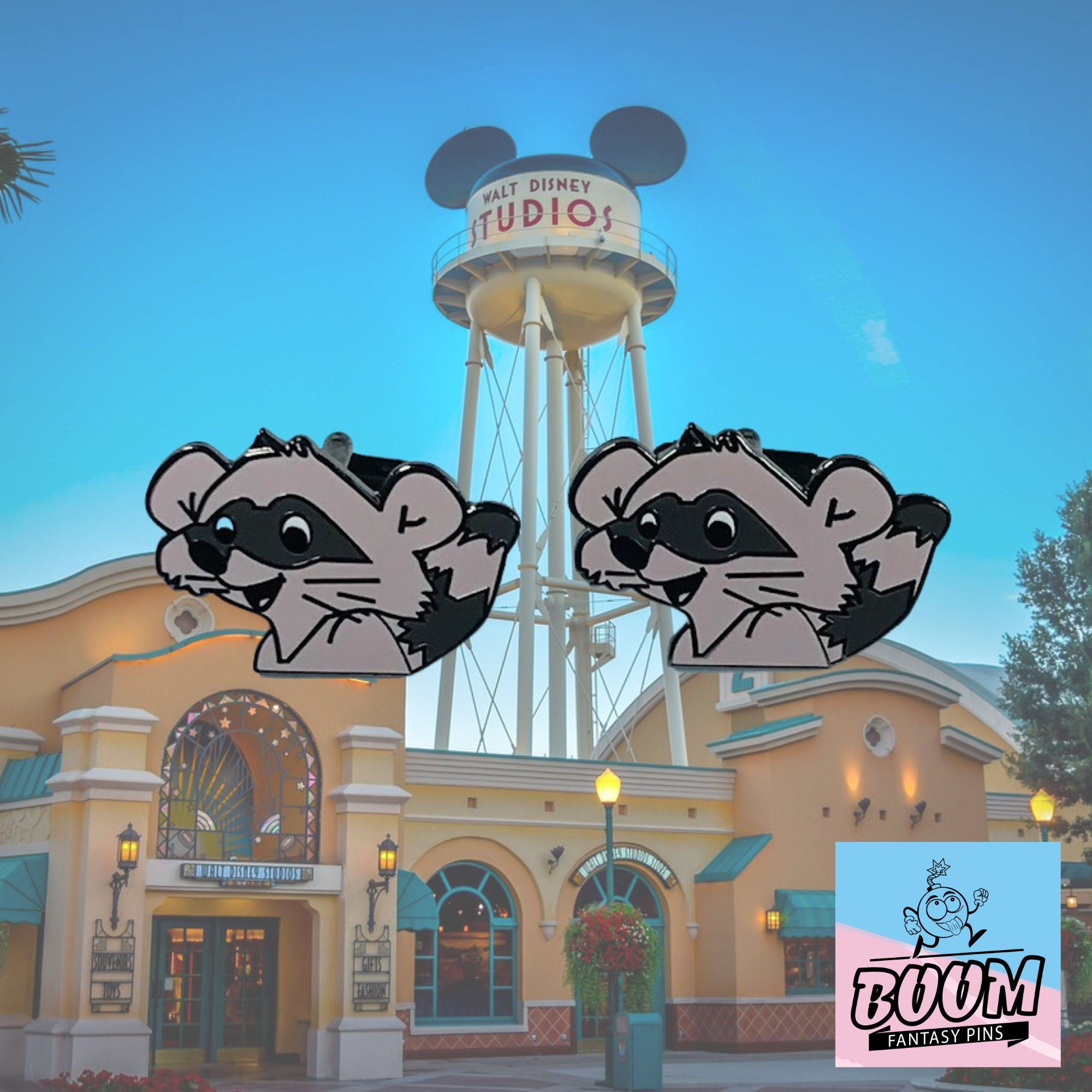 Cufflinks – Trigger the Raccoon from Robin Hood – Disney Fantasy