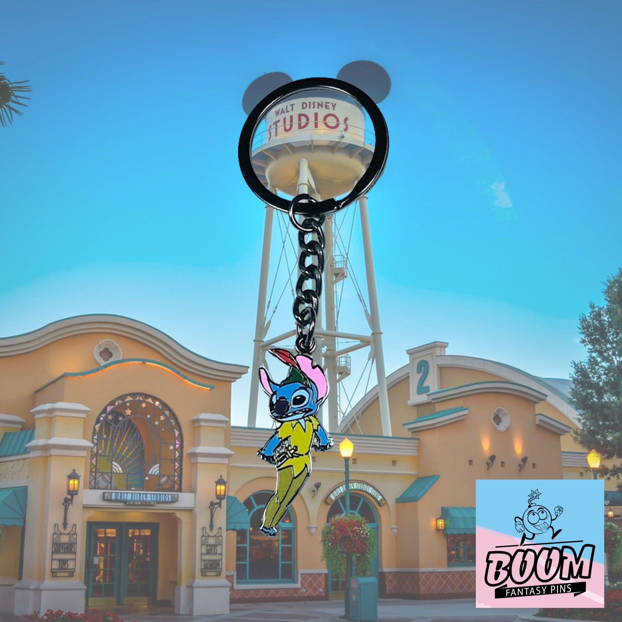 Llavero – Experimento 626 Stitch como Peter Pan de Lilo y Stitch – Disney Fantasy