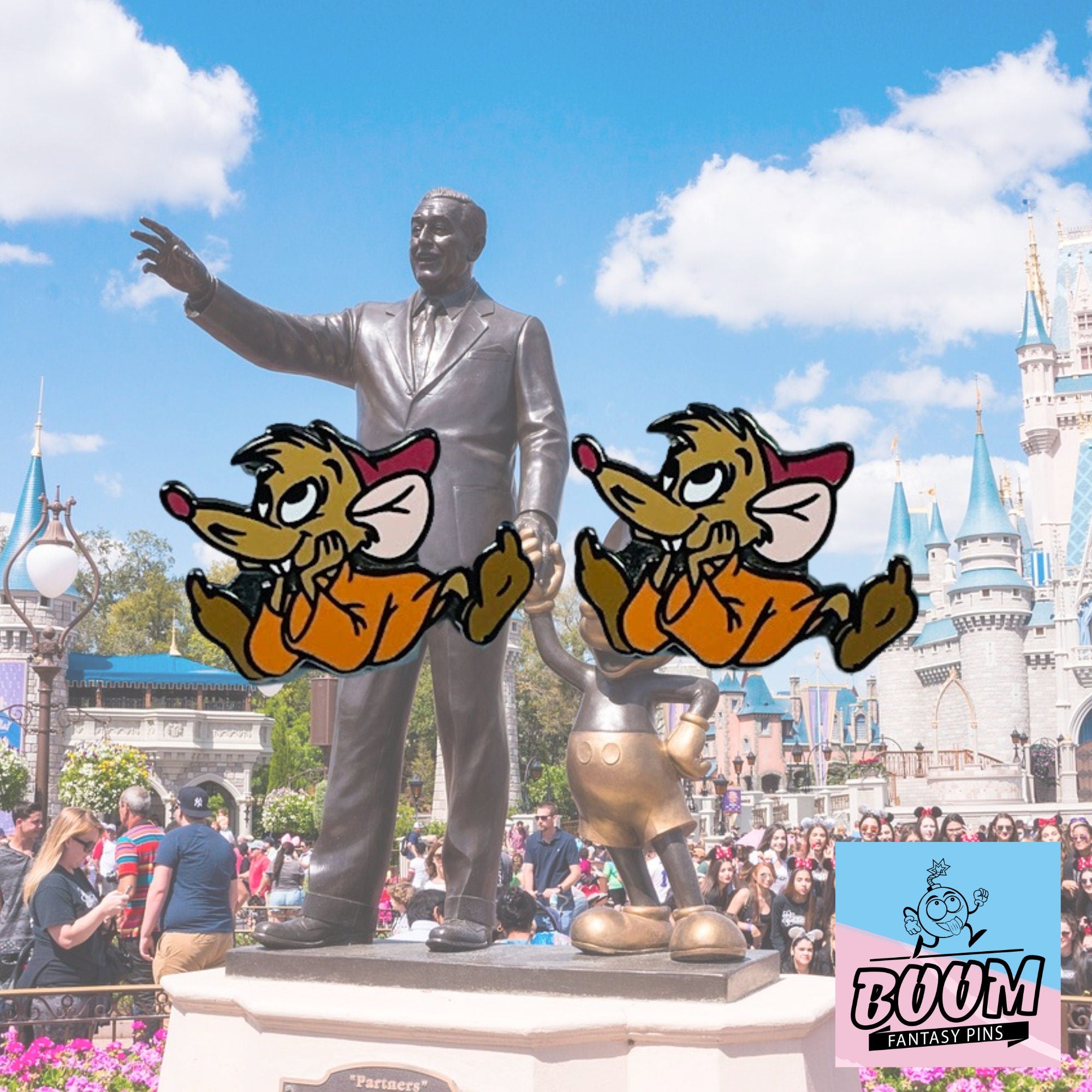 Boutons de manchette – Jaq de Cendrillon – Disney Fantasy