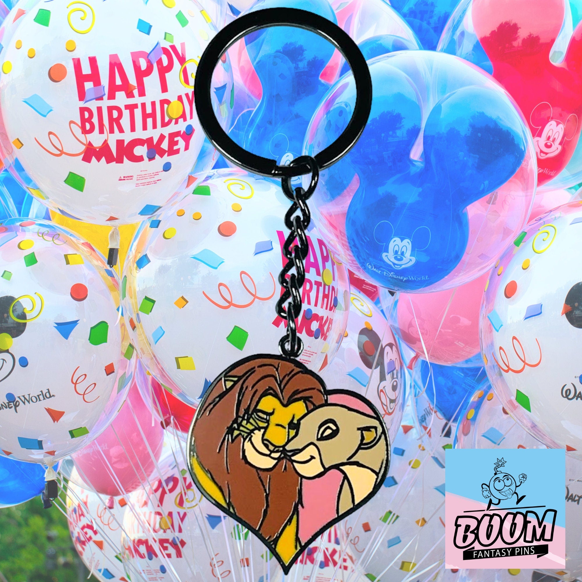 Llavero – Simba y Nala de El Rey León – Disney Fantasy