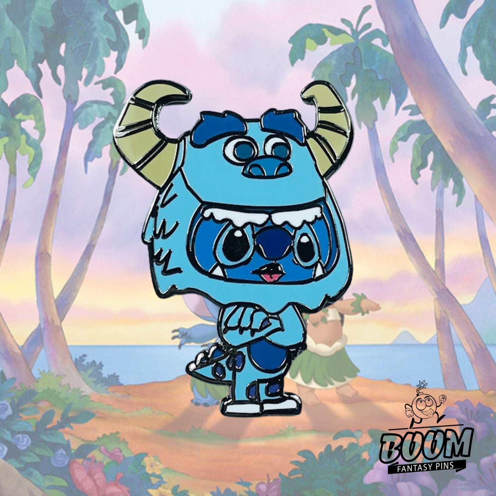 Pin – Stitch como James P. Sullivan de Lilo &amp; Stitch – Disney Fantasy