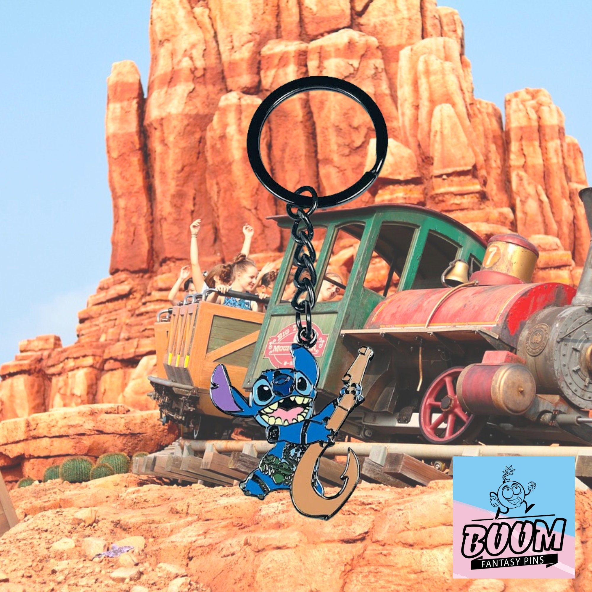 Llavero – Stitch como Maui de Lilo &amp; Stitch – Disney Fantasy