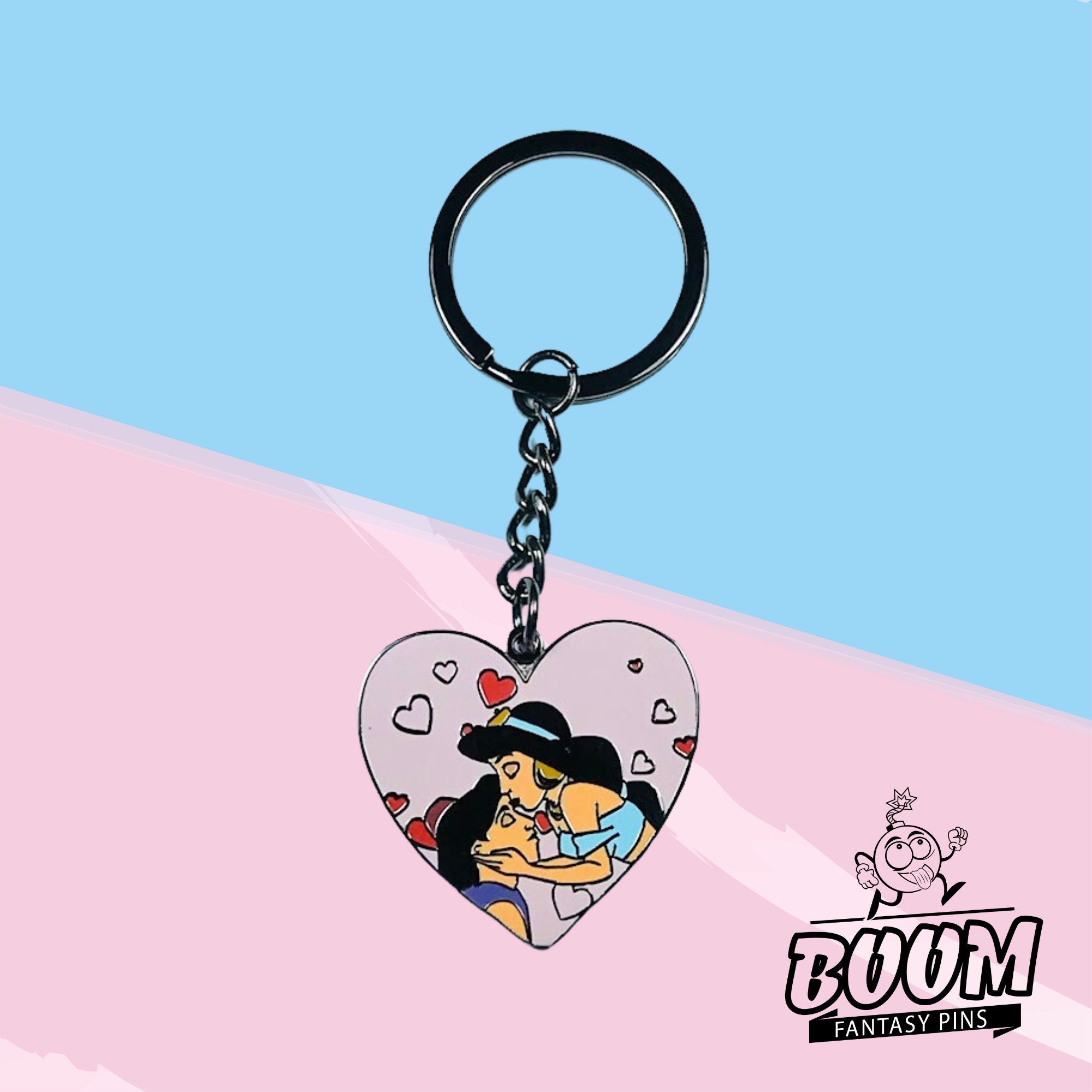 Llavero – Aladdin y la Princesa Jasmine de Aladdin – Disney Fantasy