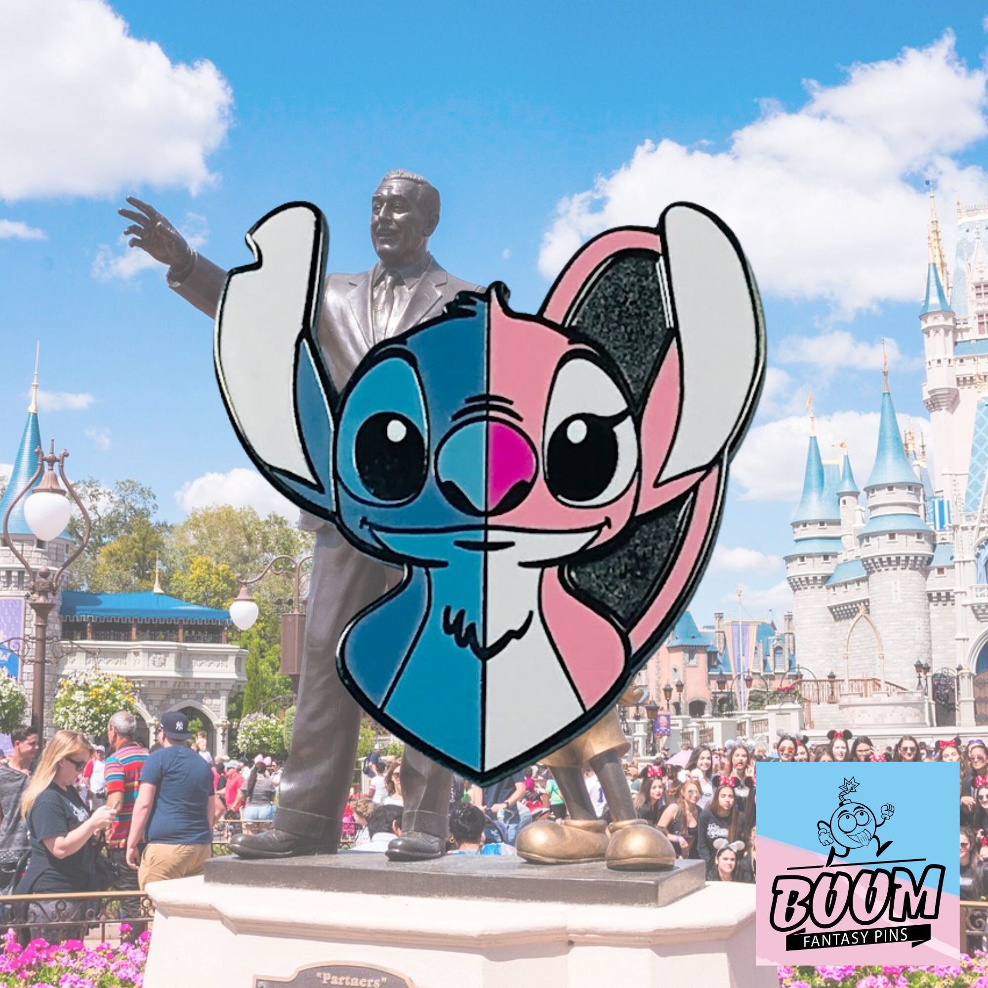 Pin – Stitch y Ángel de Lilo y Stitch – Disney Fantasy