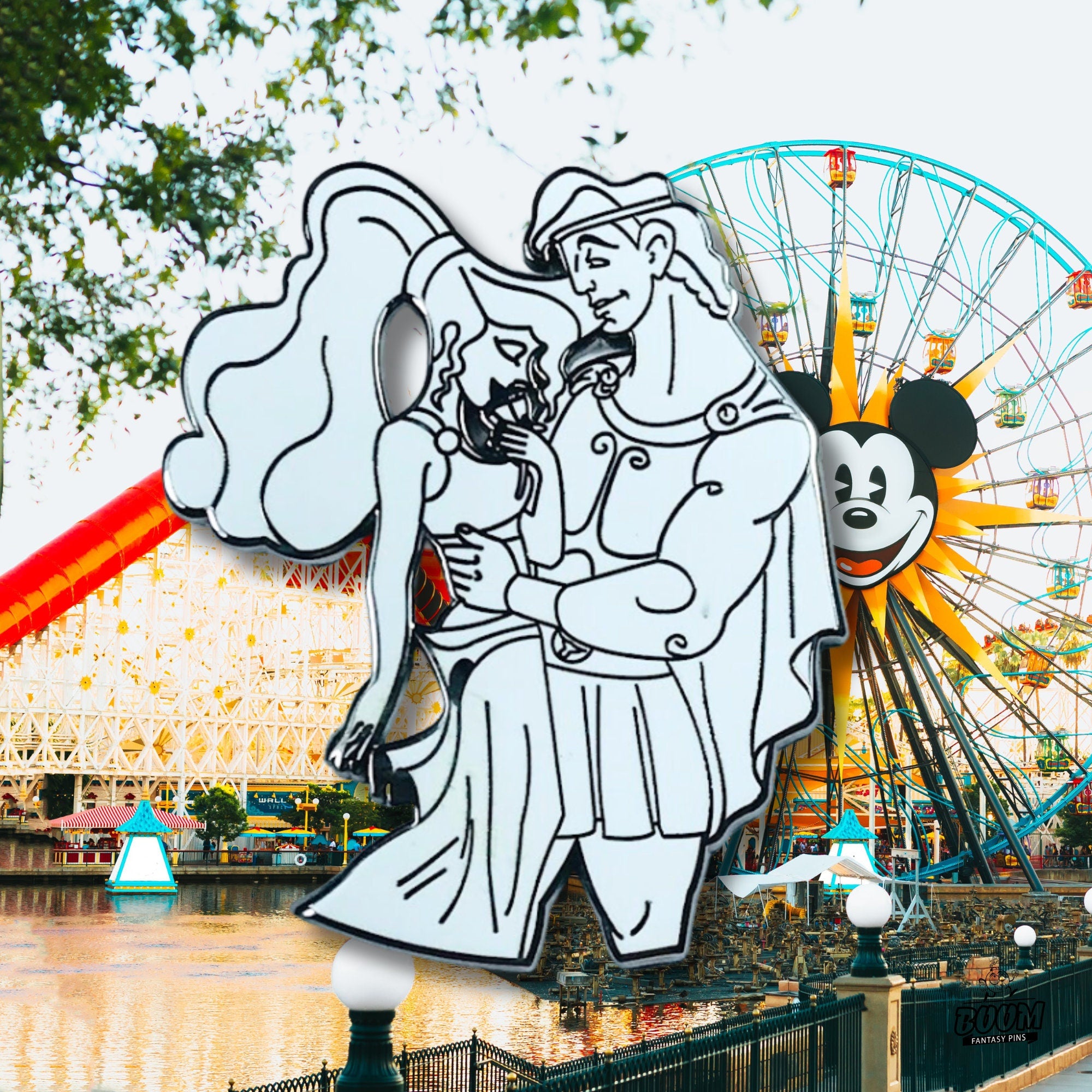 Pin's – Hercule et Mégara du film Hercule – Disney Fantasy