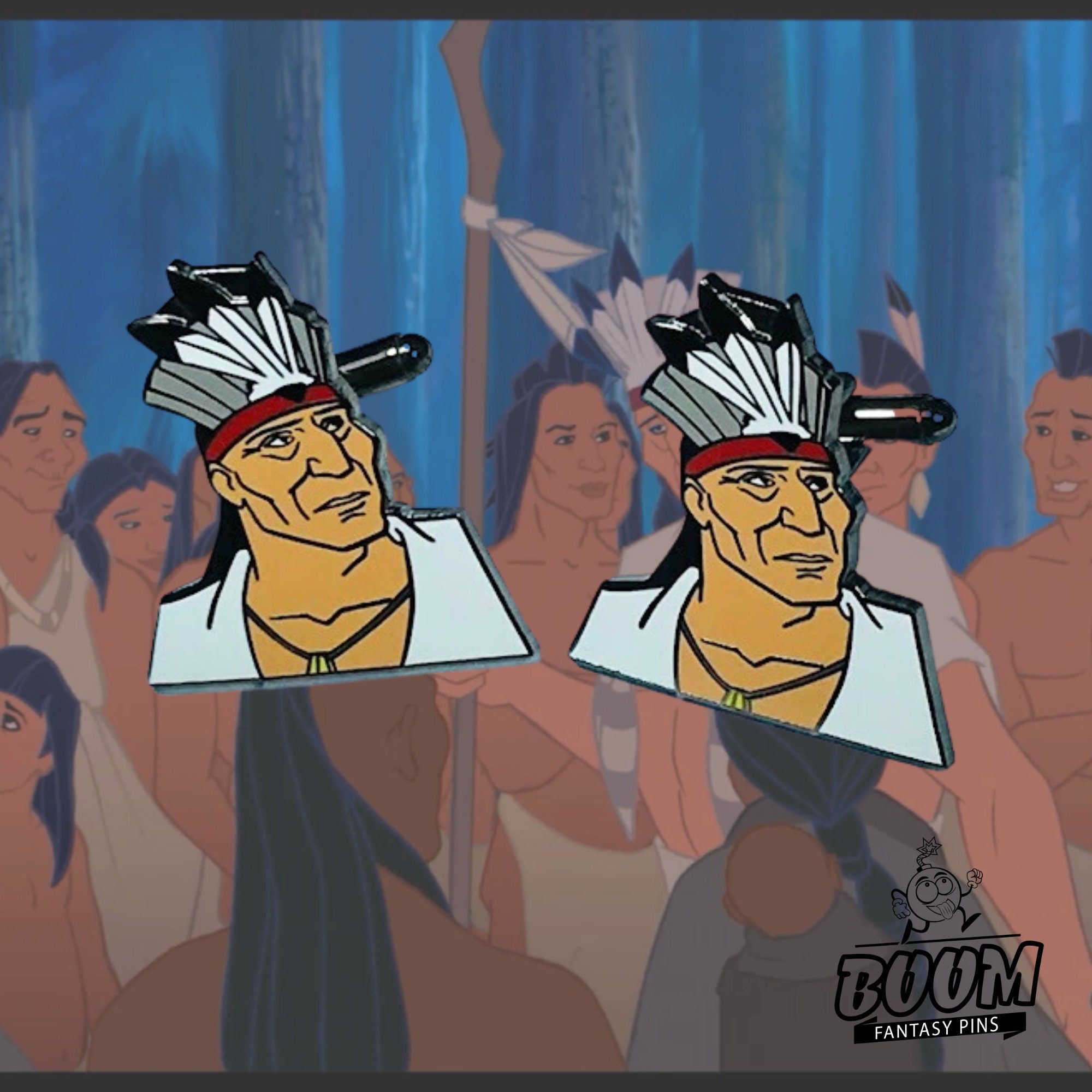 Gemelos – Jefe Powhatan de Pocahontas – Disney Fantasy