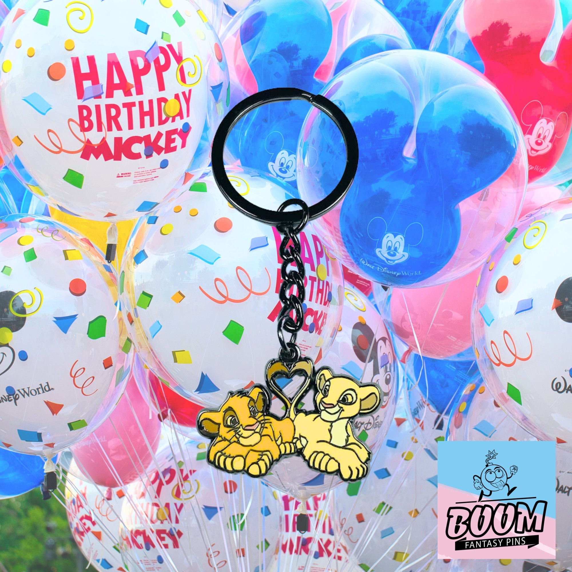 Llavero – Simba y Nala de El Rey León – Disney Fantasy