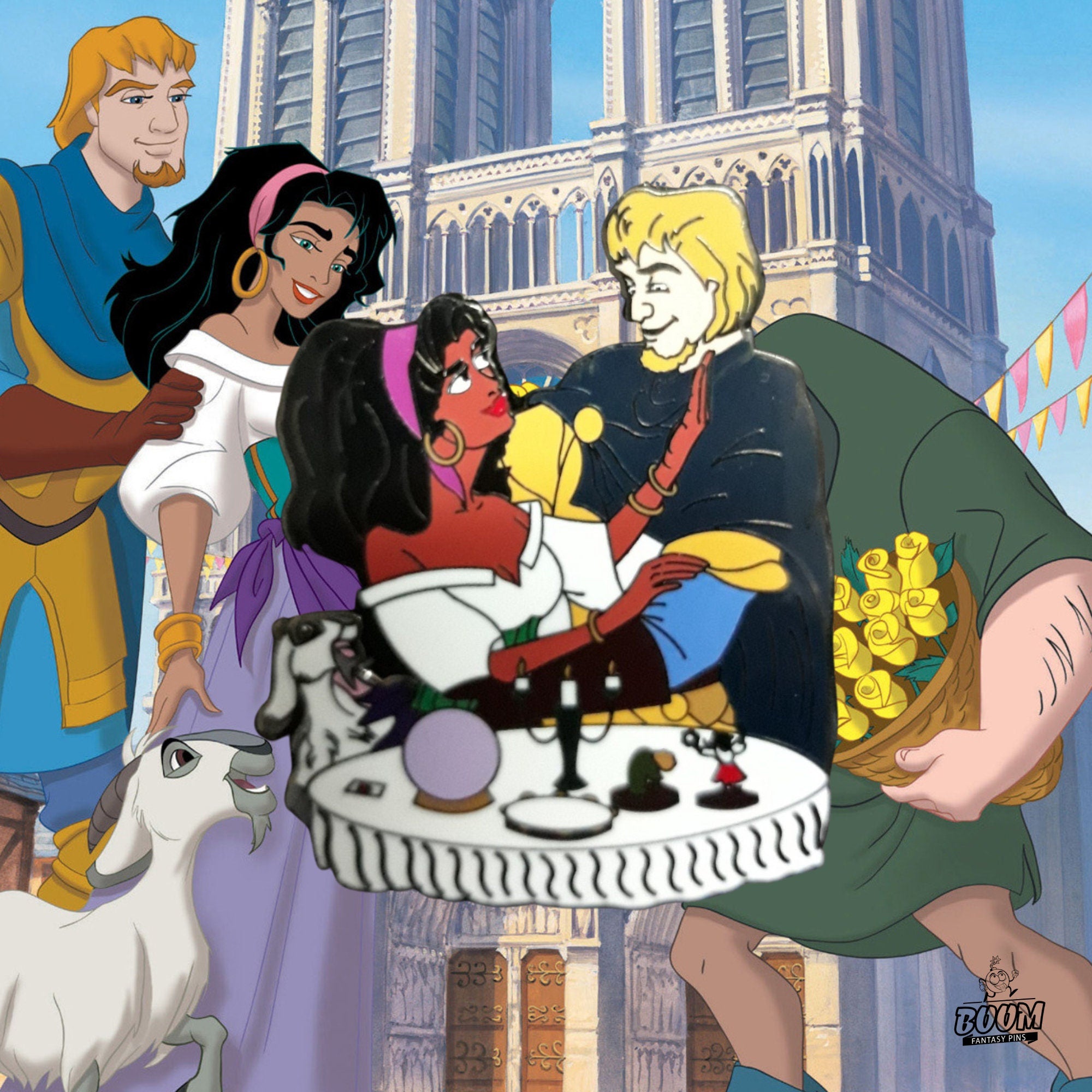 Pin's – Esmeralda et Phoebus du Bossu de Notre-Dame – Disney Fantasy