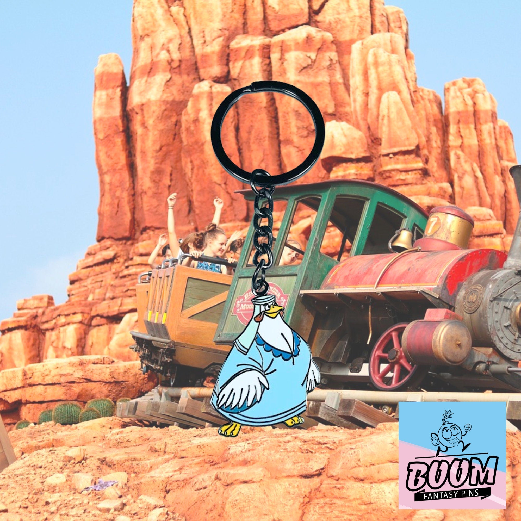 Llavero – Lady Kluck de Robin Hood – Disney Fantasy