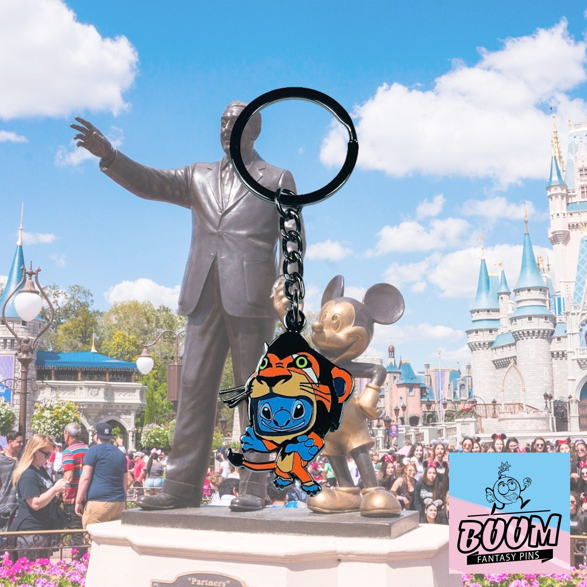 Keychain – Experiment 626 Stitch as Scar from Lilo & Stitch – Disney Fantasy