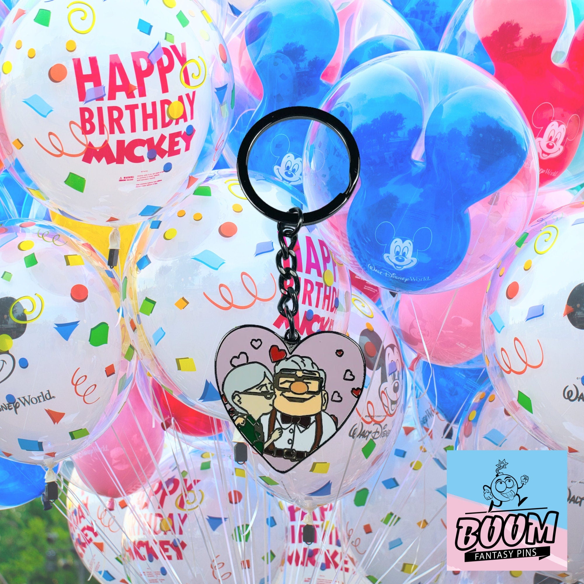 Llavero – Carl Fredricksen y Ellie Fredricksen de Up – Disney Fantasy