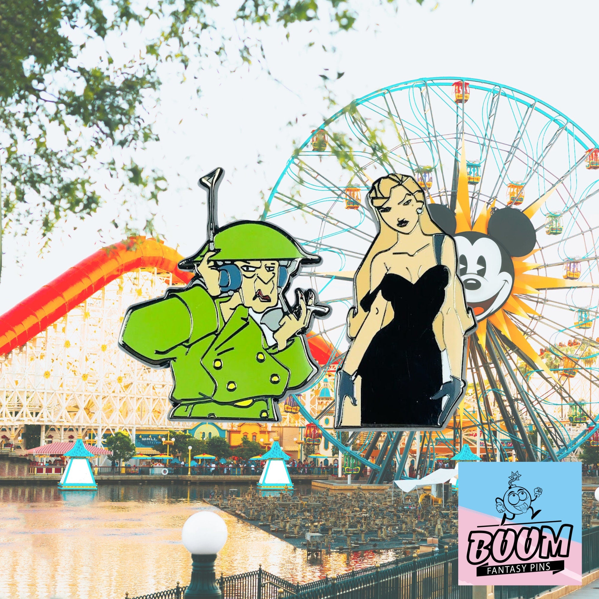 Pin – Wilhelmina Packard and Helga Sinclair from Atlantis The Lost Empire – Disney Fantasy