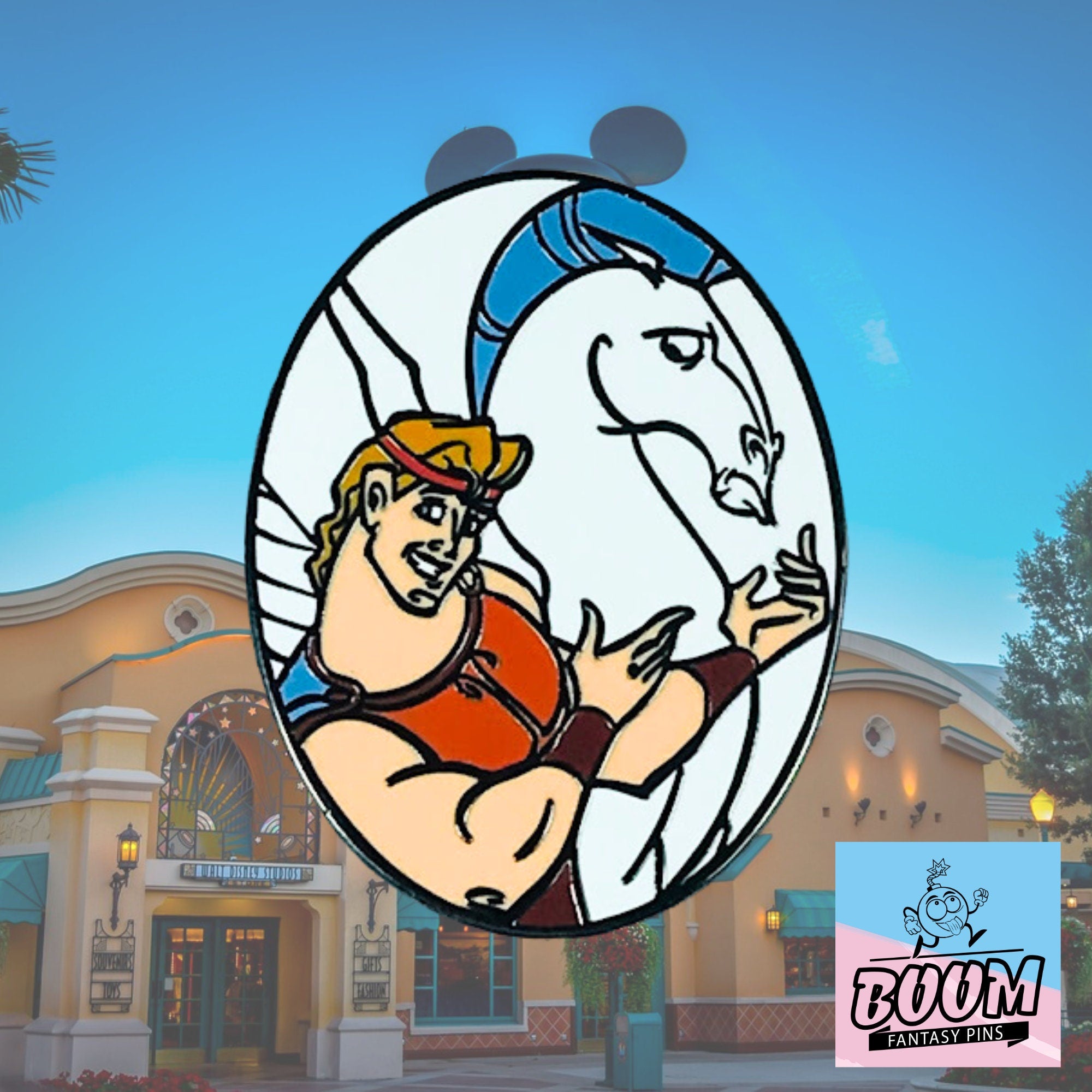 Pin – Hercules and Pegasus from Hercules – Disney Fantasy