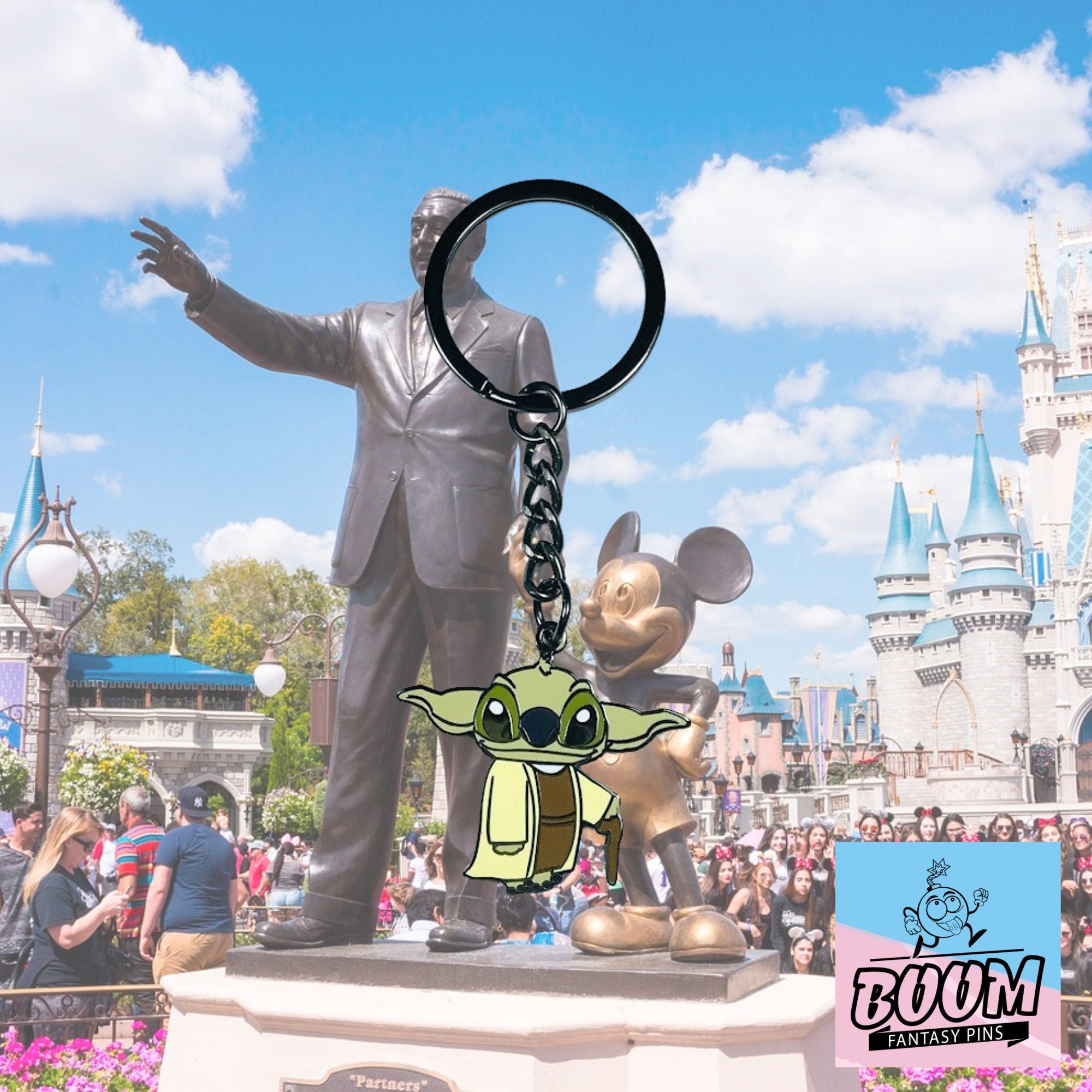 Llavero – Experimento 626 Stitch como Yoda de Lilo &amp; Stitch – Disney Fantasy