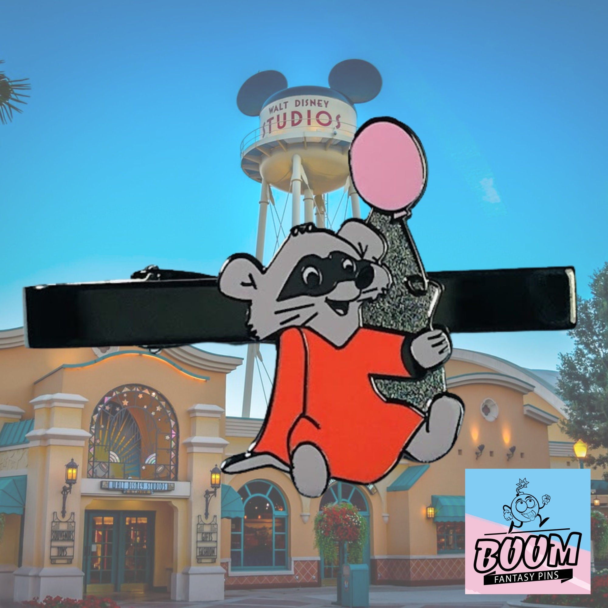 Pince à cravate – Raton laveur Robin des Bois du film Robin des Bois – Disney Fantasy