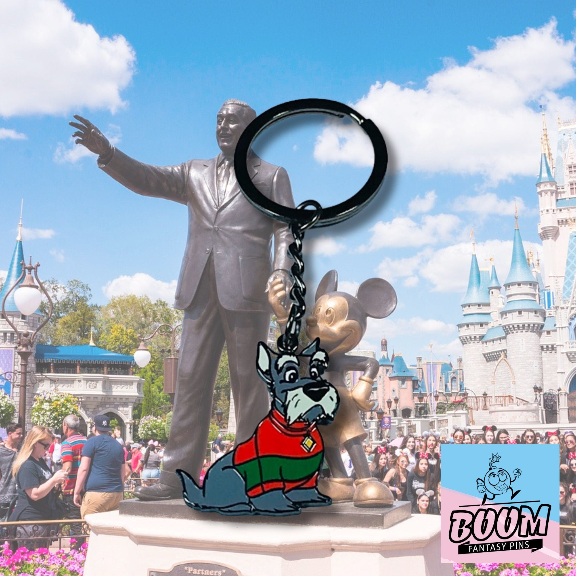 Porte-clés – Jock de La Belle et le Clochard – Disney Fantasy