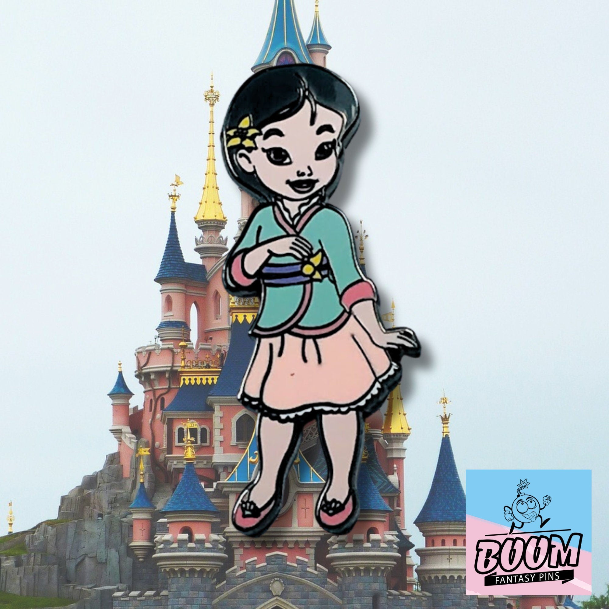 Pin – Mulan como niña de Mulan – Disney Fantasy