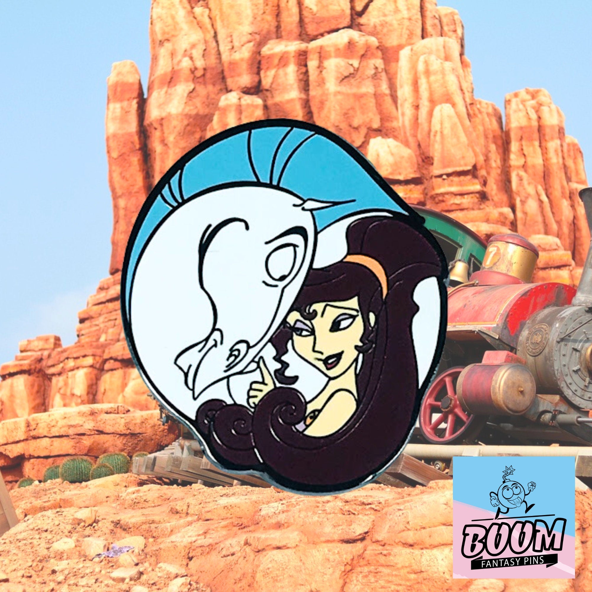 Pin's – Mégara et Pégase d'Hercule – Disney Fantasy