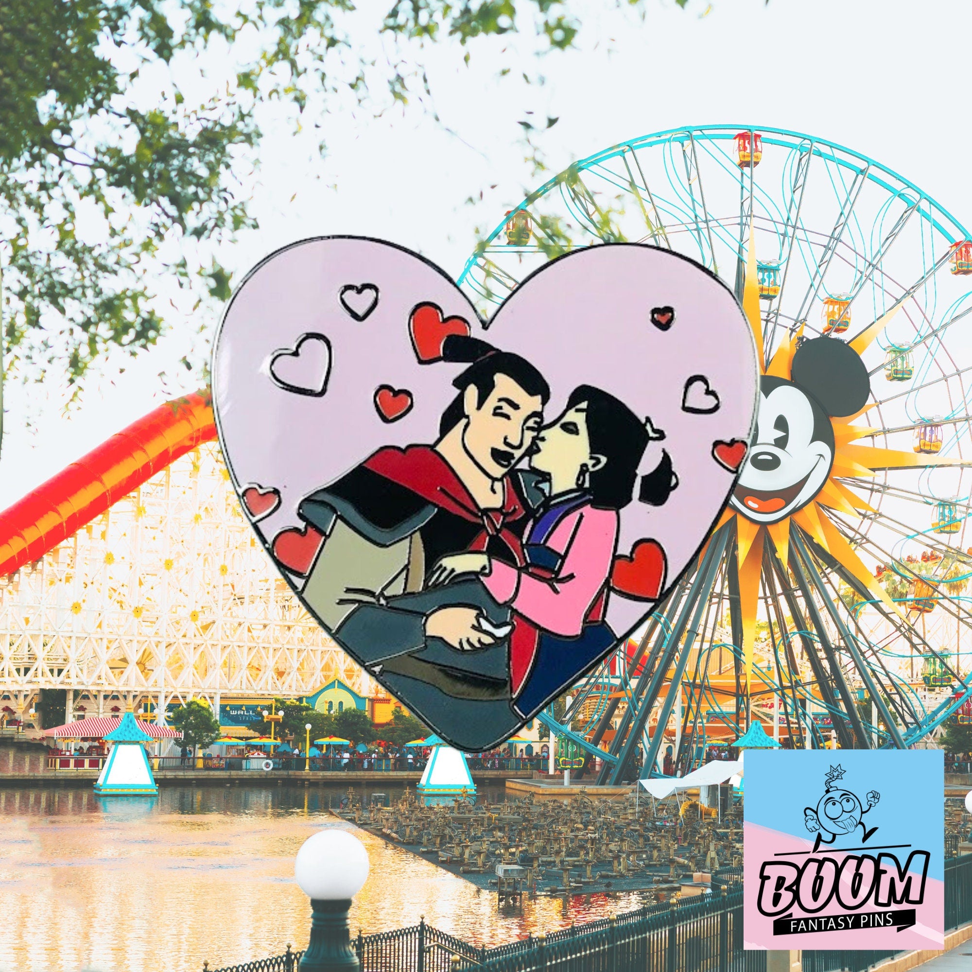 Pin's – Mulan et Li Shang de Mulan – Disney Fantasy