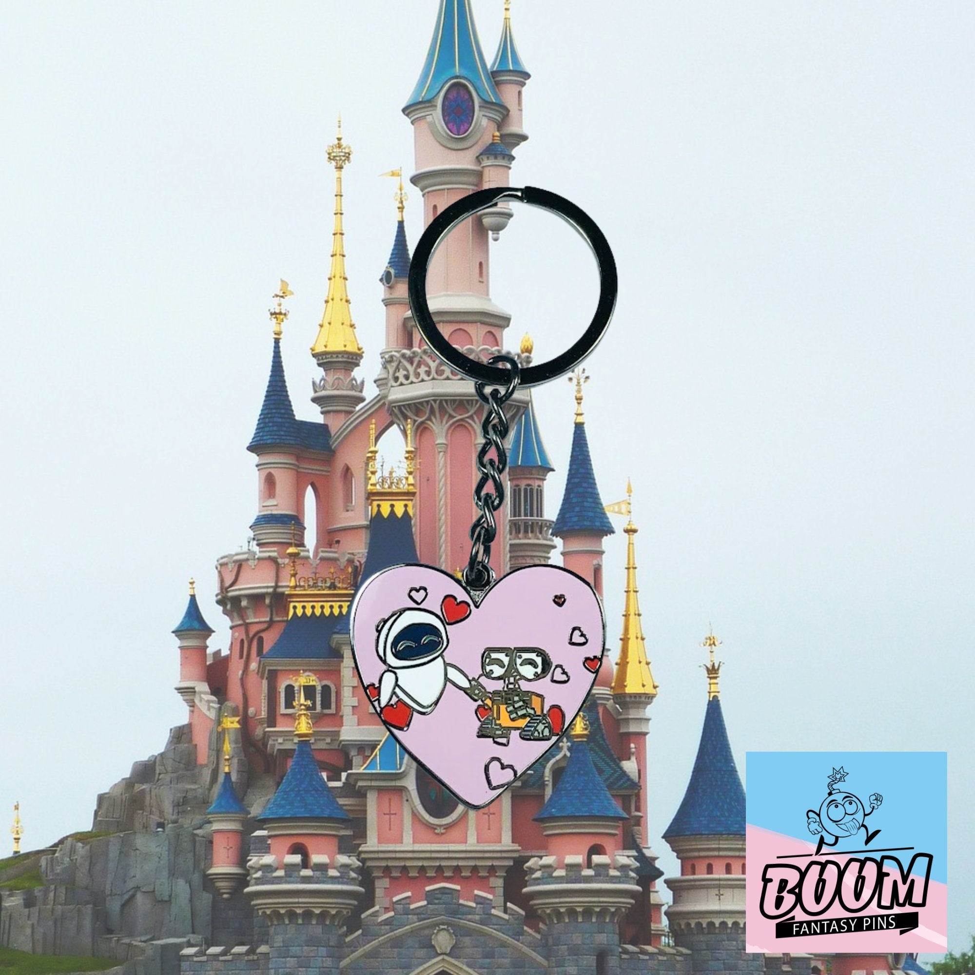 Porte-clés – WALL-E et EVE de WALL-E – Disney Fantasy