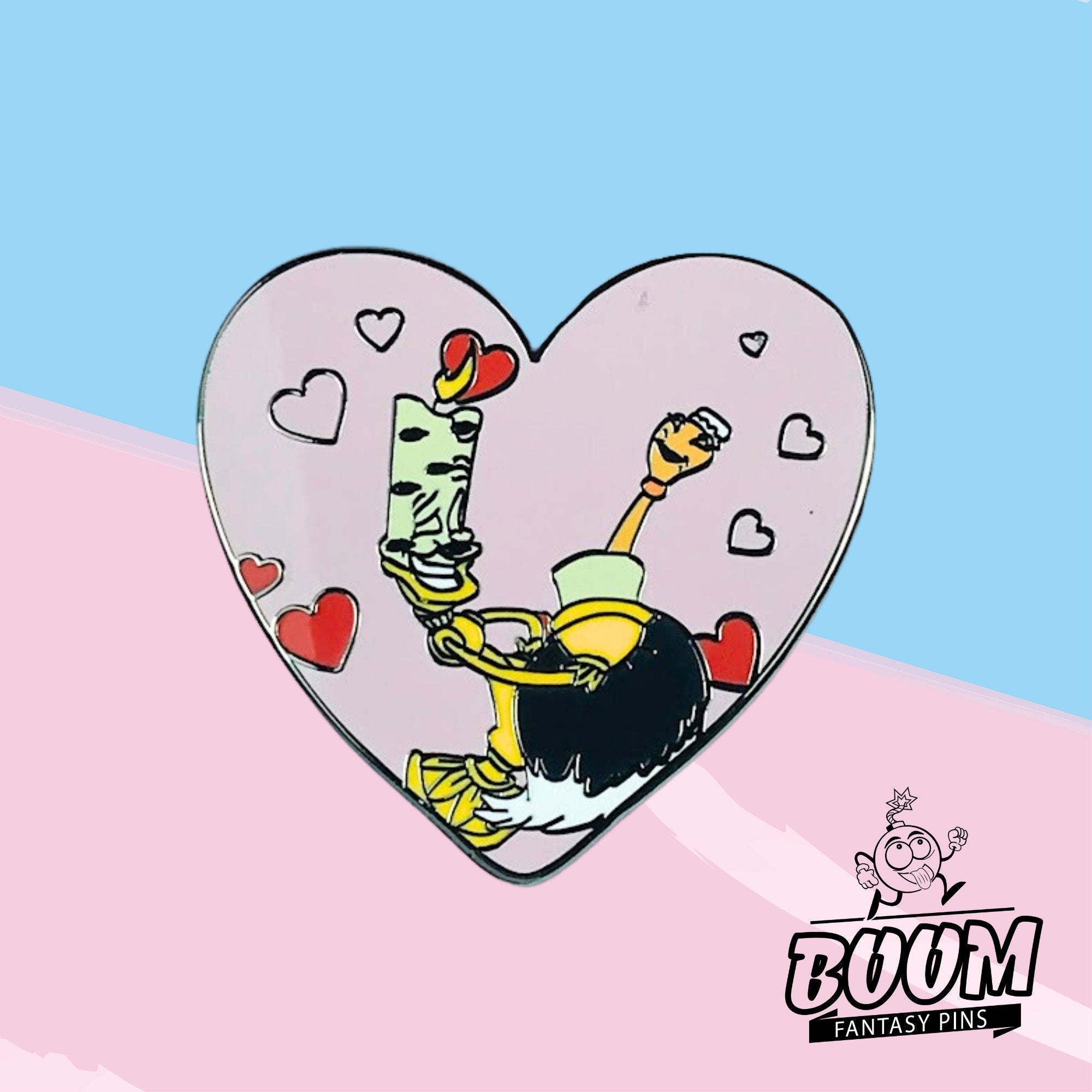 Pin's – Lumière et Babette de La Belle et la Bête – Disney Fantasy