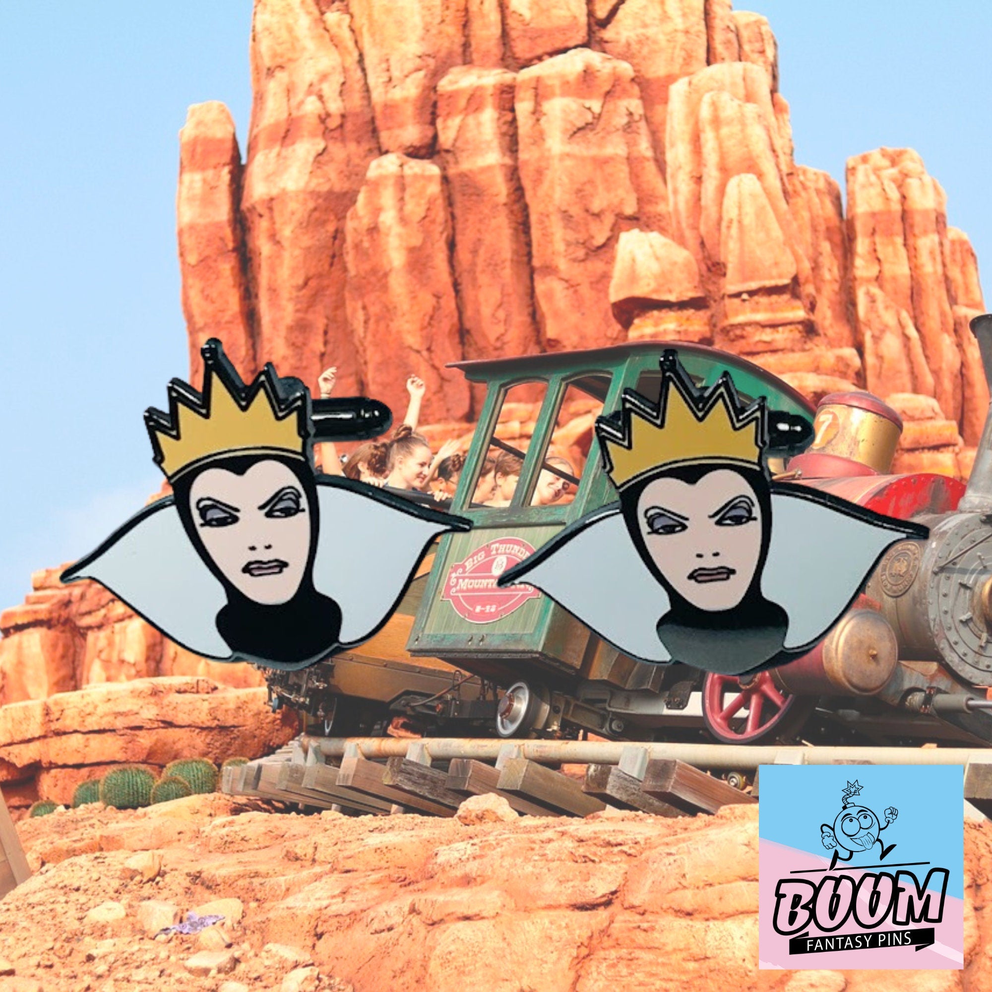 Boutons de manchette – La Méchante Reine de Blanche-Neige – Disney Fantasy