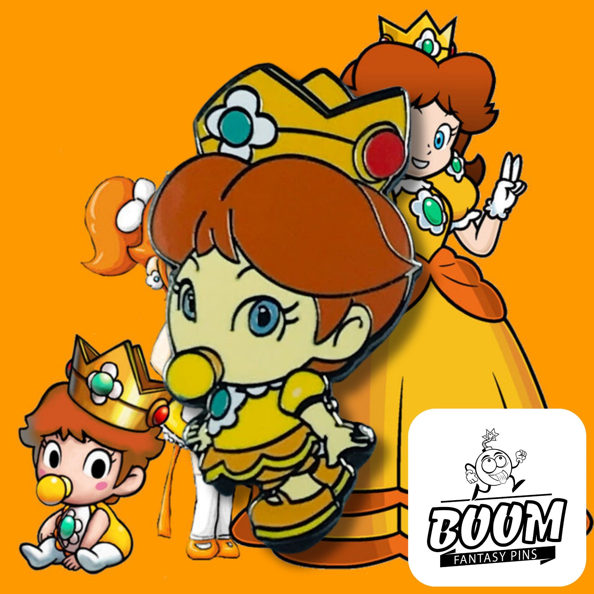 Pin's – Princesse Daisy de Super Mario Bros – Disney Fantasy