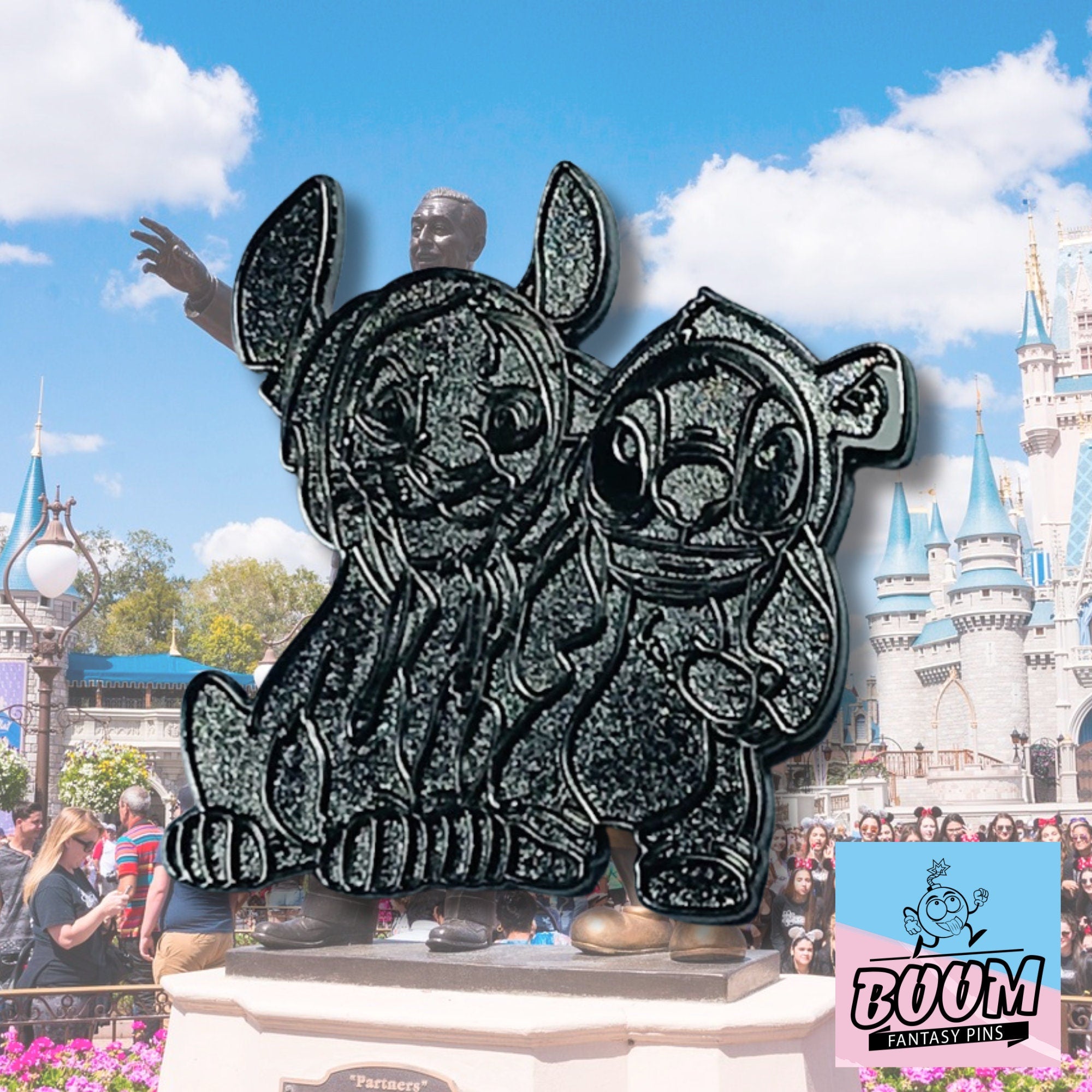 Pin's – Simba du Roi Lion et Stitch de Lilo &amp; Stitch – Disney Fantasy