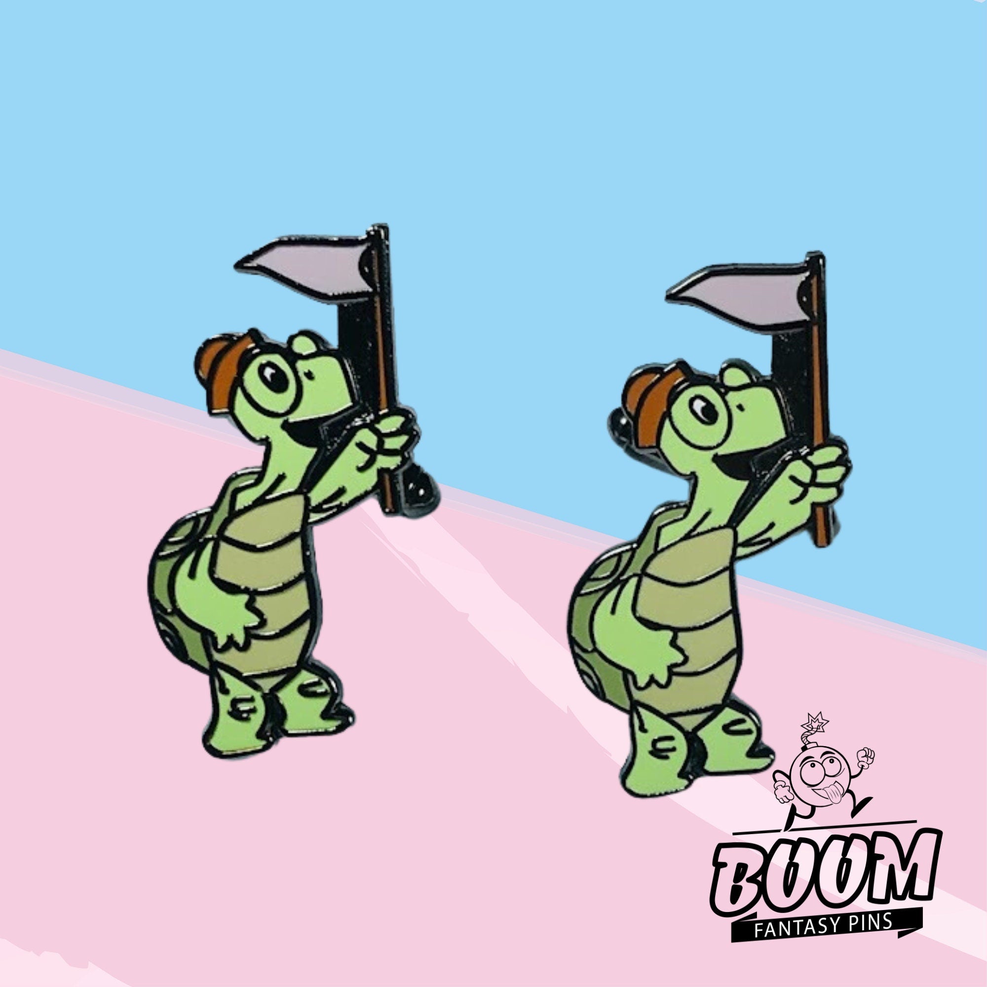 Cufflinks – Toby Turtle from Robin Hood – Disney Fantasy