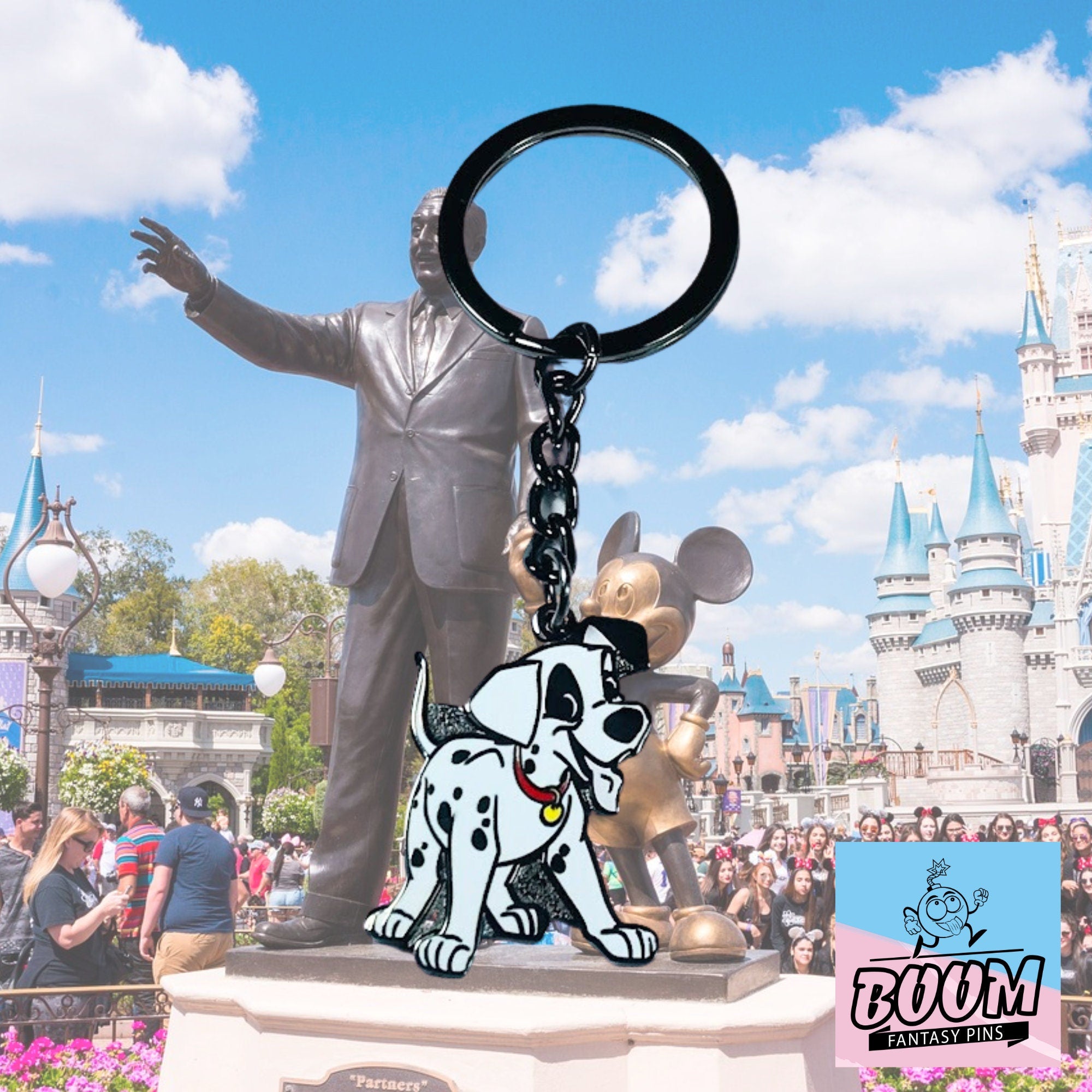 Llavero bicolor de 101 Dálmatas – Disney Fantasy