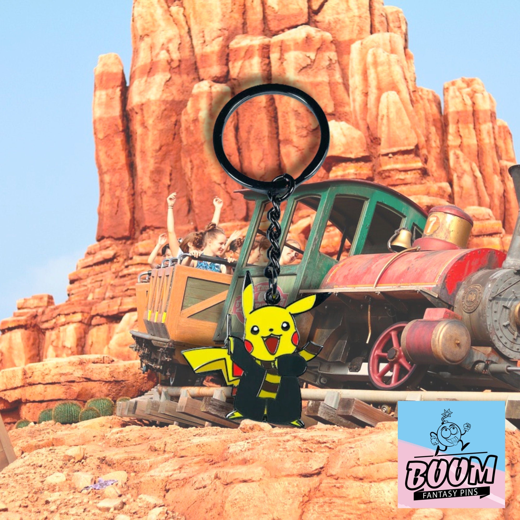 Porte-clés – Pikachu de Pokémon et Harry Potter – Disney Fantasy