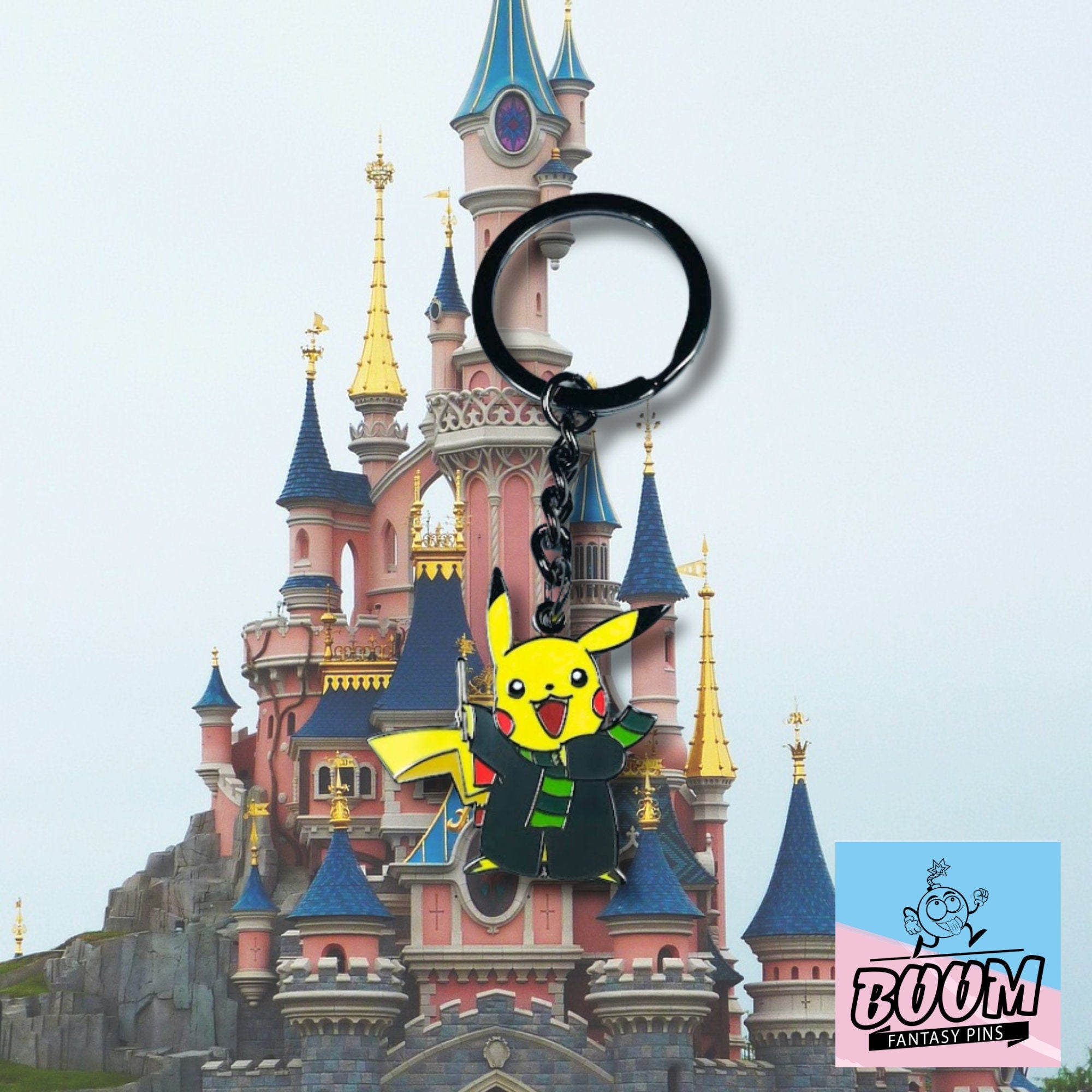 Llavero – Pikachu de Pokémon y Harry Potter – Disney Fantasy