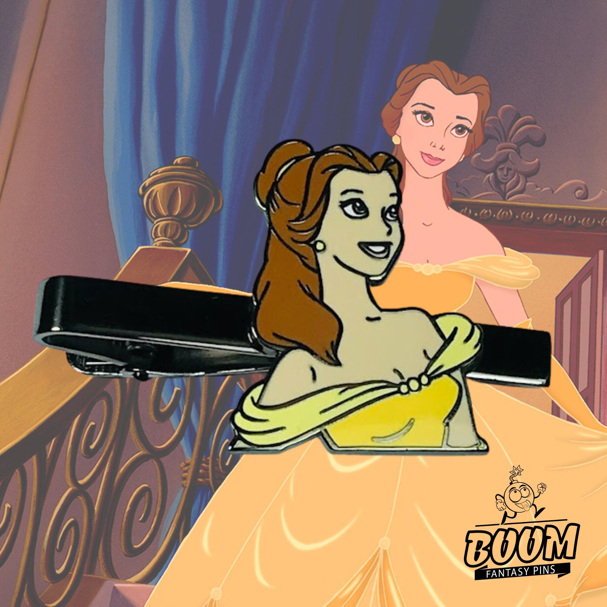 Pinza de corbata – Bella de La Bella y la Bestia – Disney Fantasy