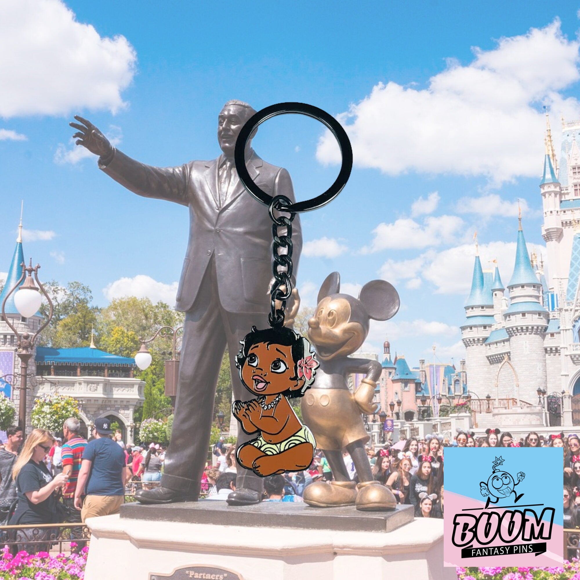 Porte-clés – Bébé Moana du film Vaiana – Disney Fantasy