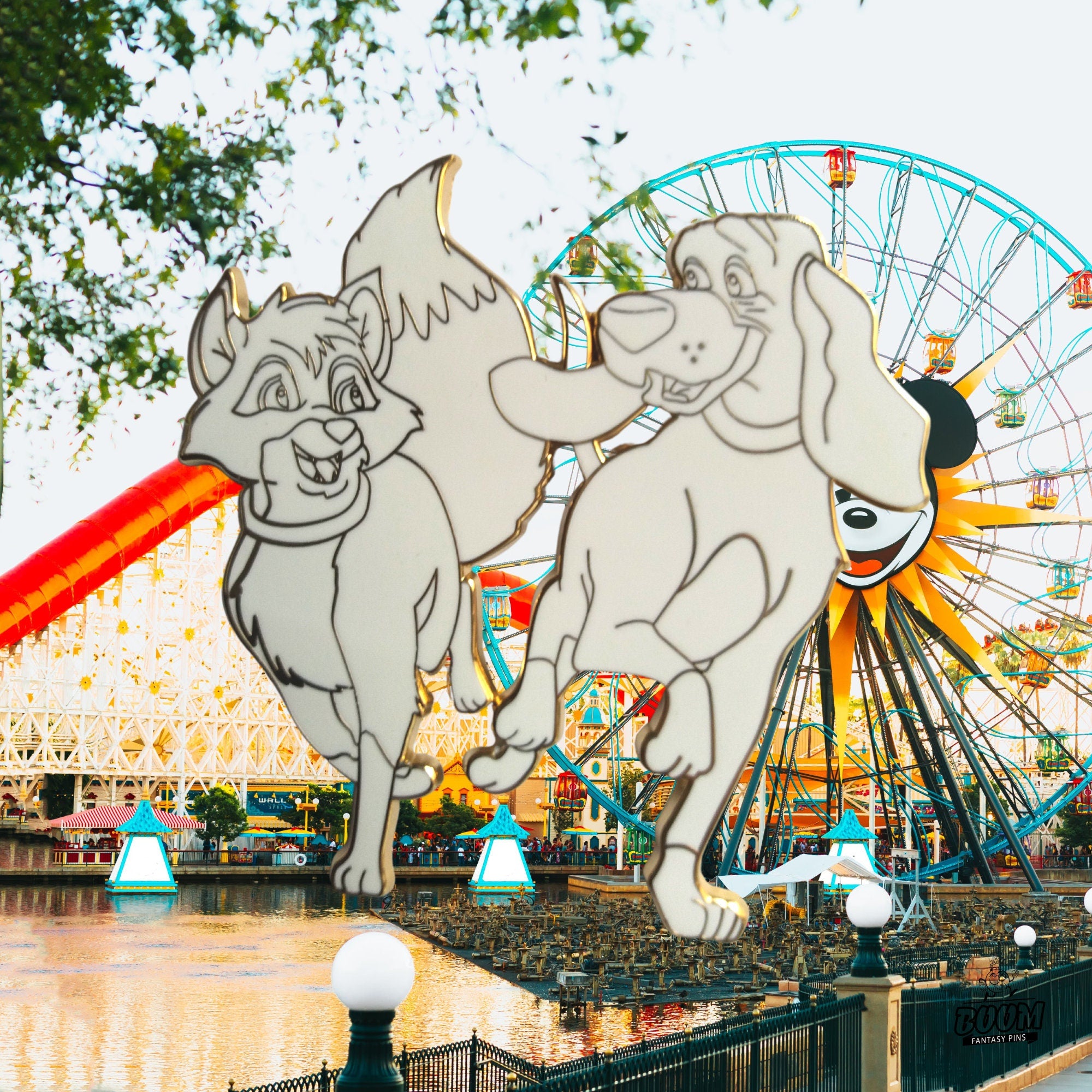 Pin's – Todd et Cooper d'Oliver et Compagnie – Disney Fantasy